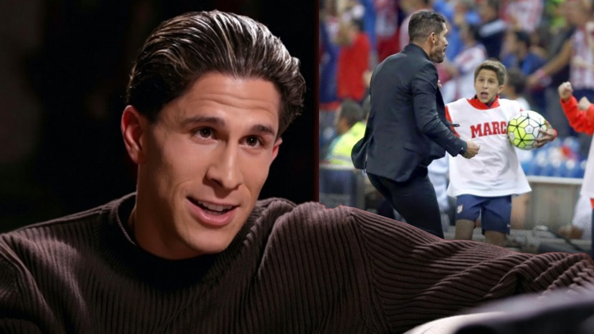 Giuliano Simeone le confiesa a Valdano la naturaleza de su relación con su padre y su día más duro