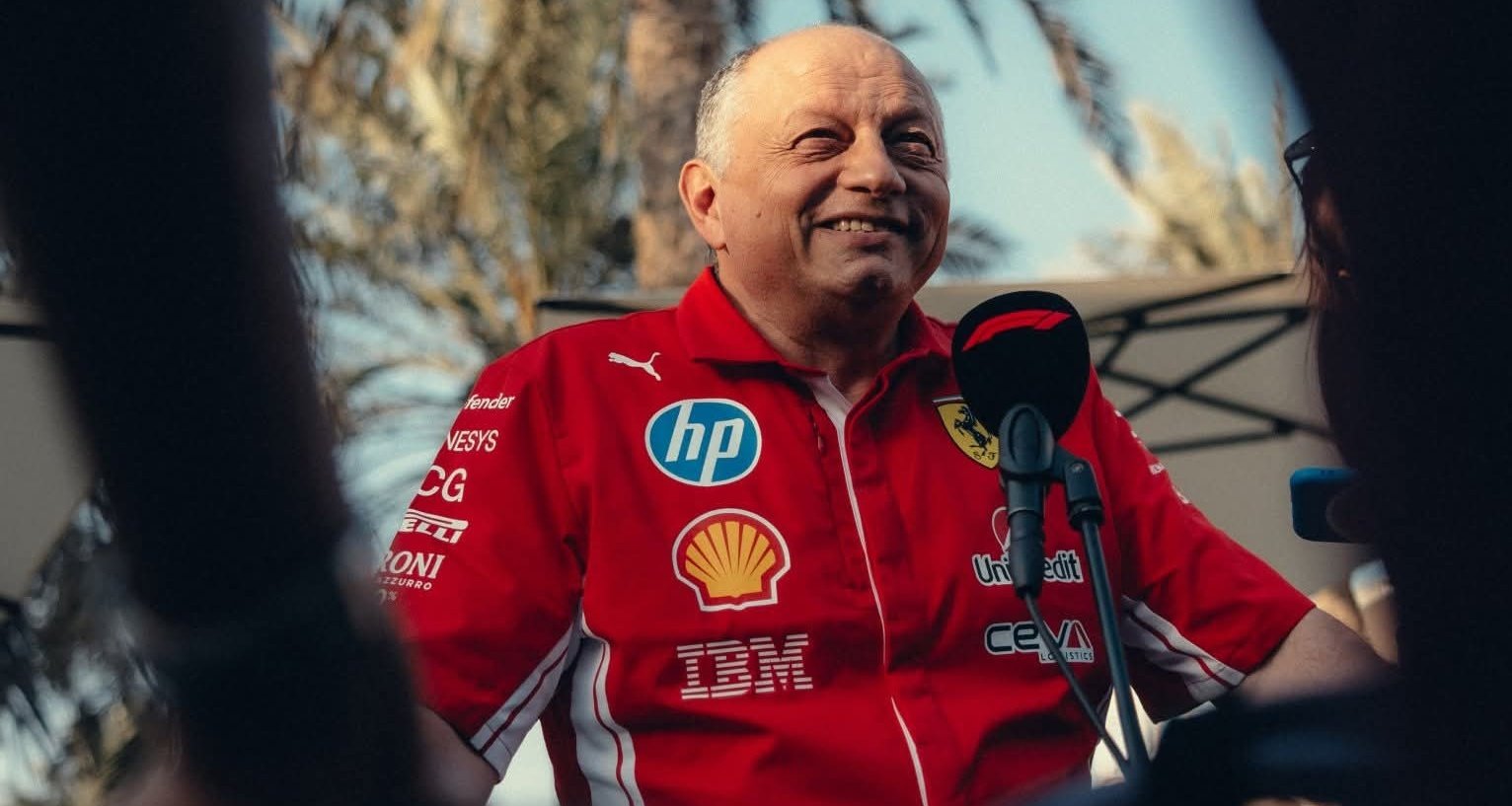 Vasseur en los test de Bahréin.
