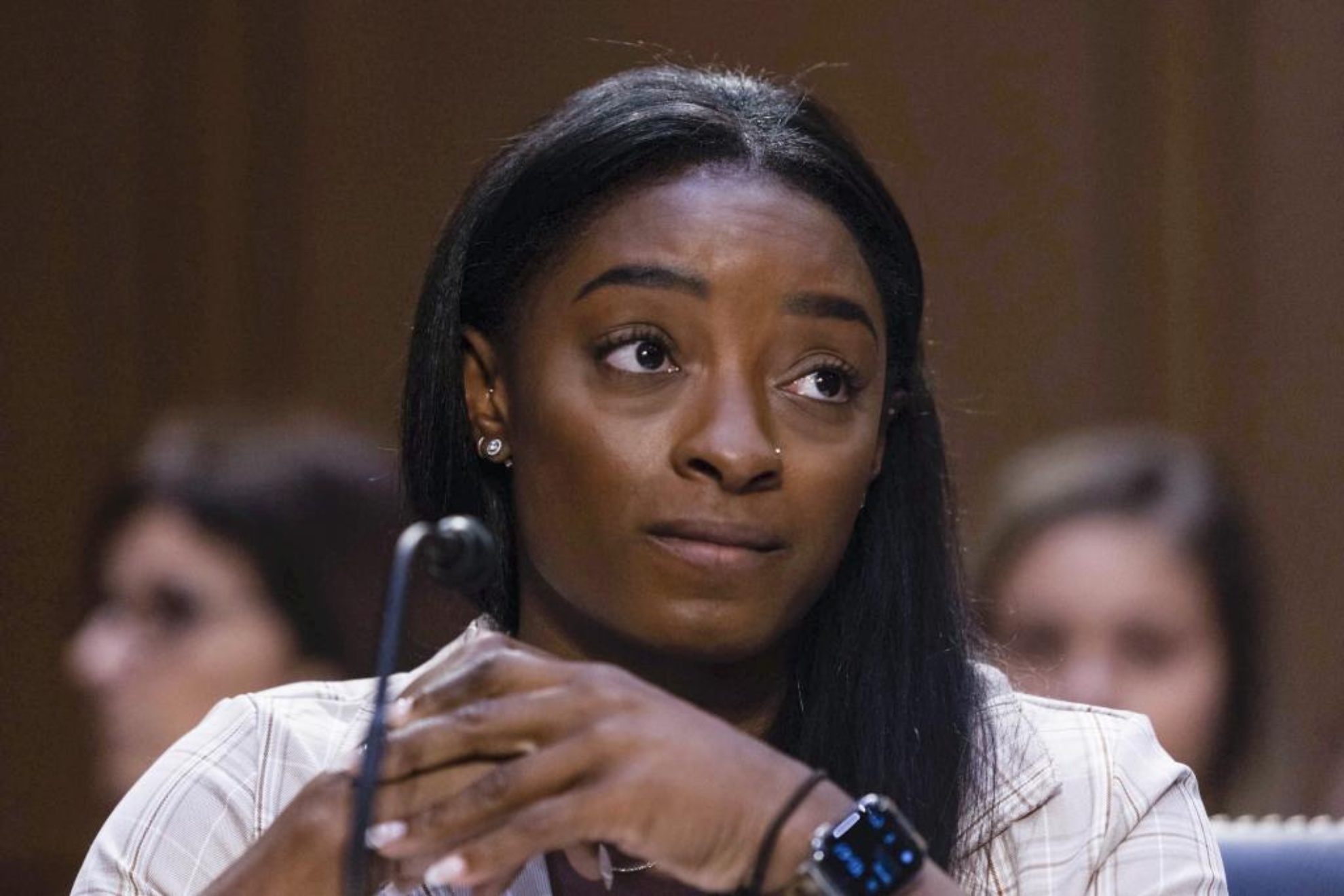 Simone Biles, en el juicio contra Nassar