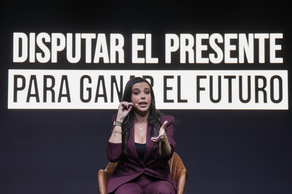 La periodista Sarah Santaolalla.
