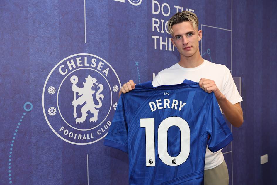 Jesse Derry, en su presentación con el Chelsea