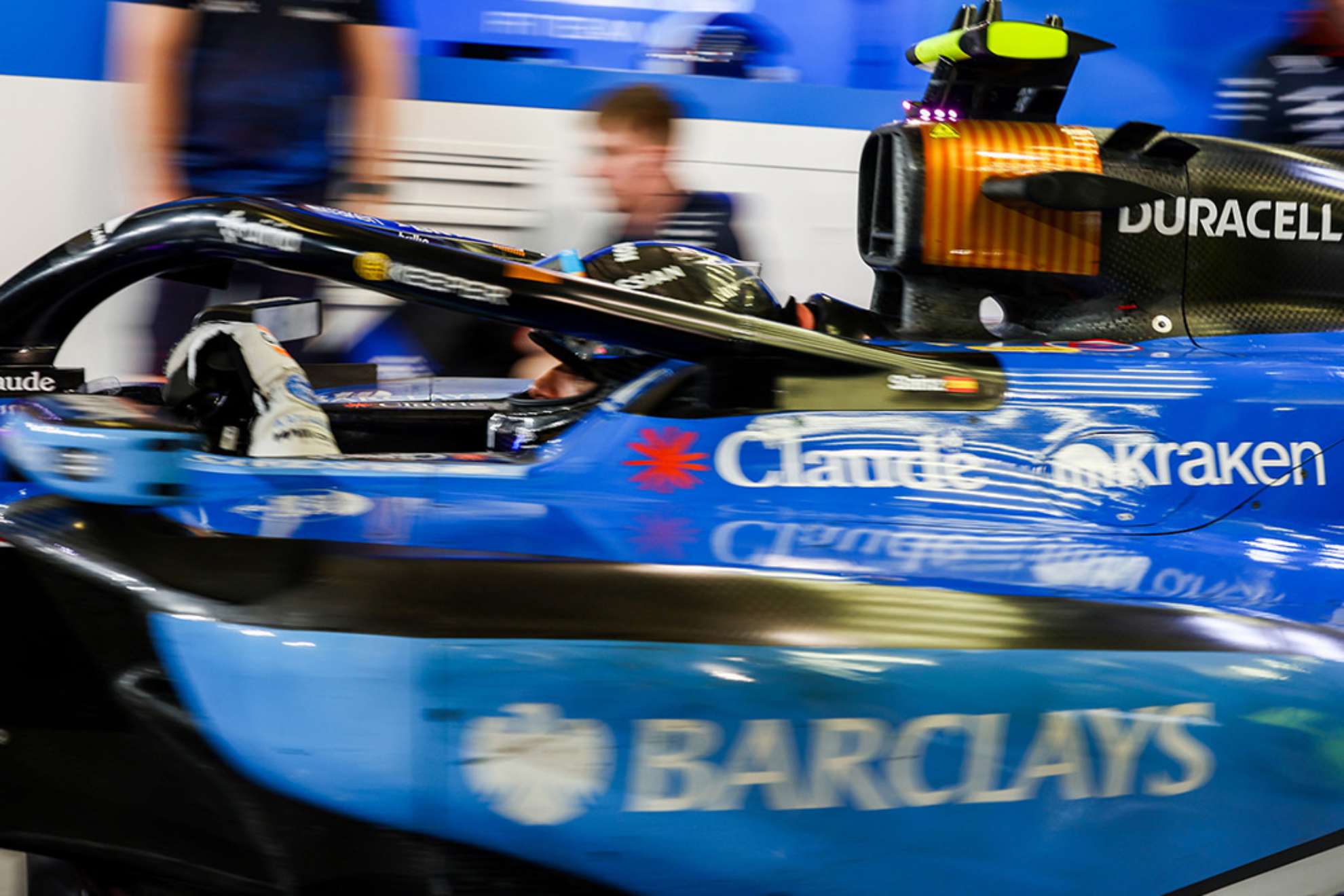 Sainz, en el test de Bahréin.