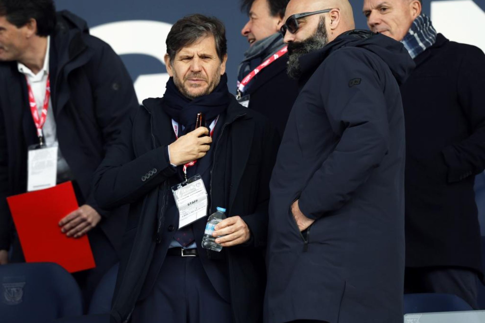 Mateu, en el palco.