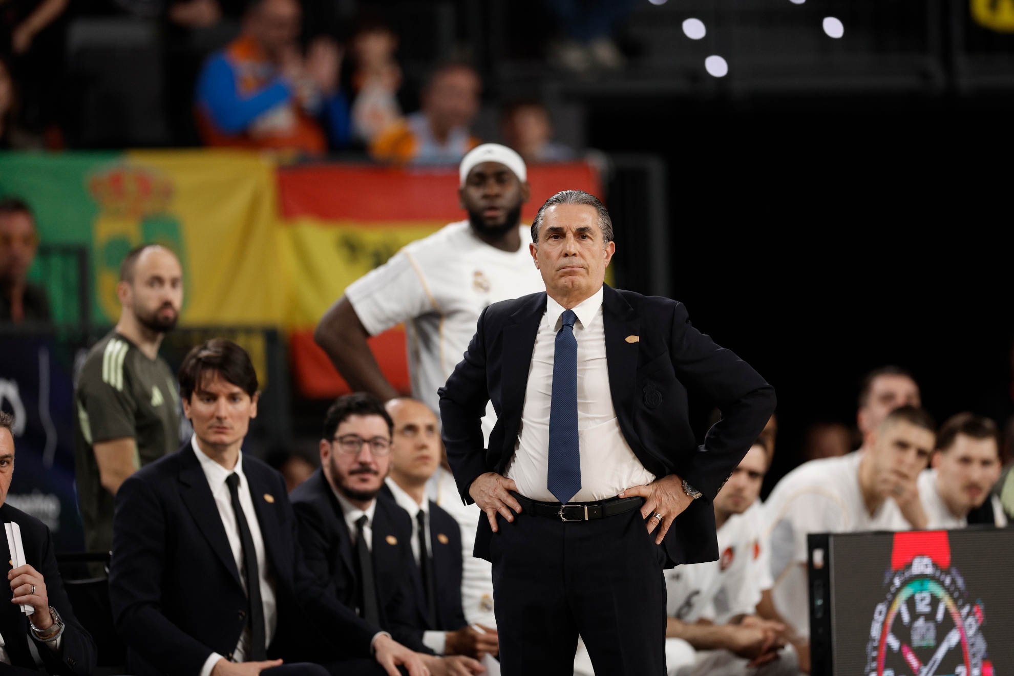 Sergio Scariolo durante la final.