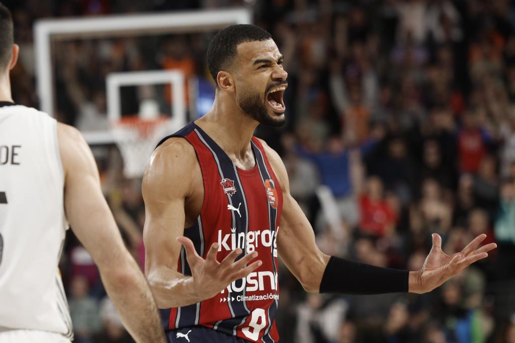 Luwawu-Cabarrot protesta durante la final de Copa de este pasado domingo.
