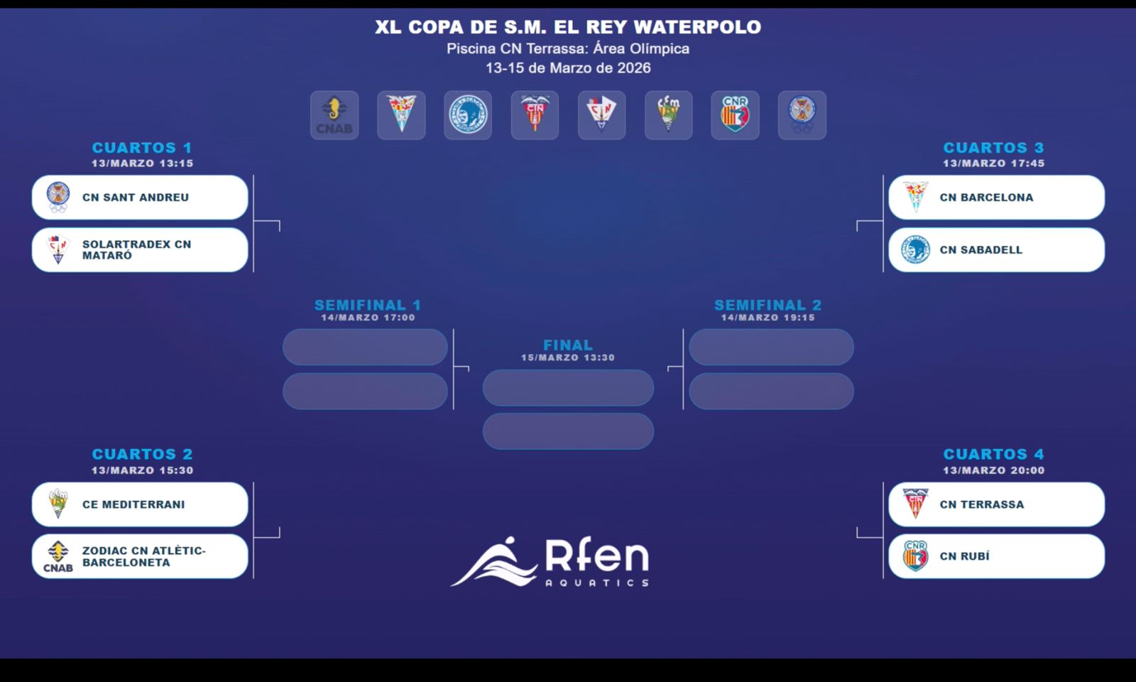 Ya se conocen los emparejamientos para la Copa del Rey y la Reina de ...