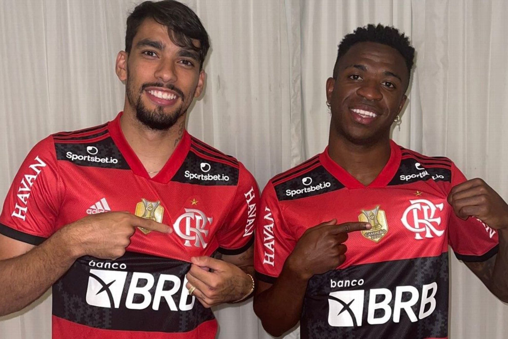 Paquetá, con Vinicius.