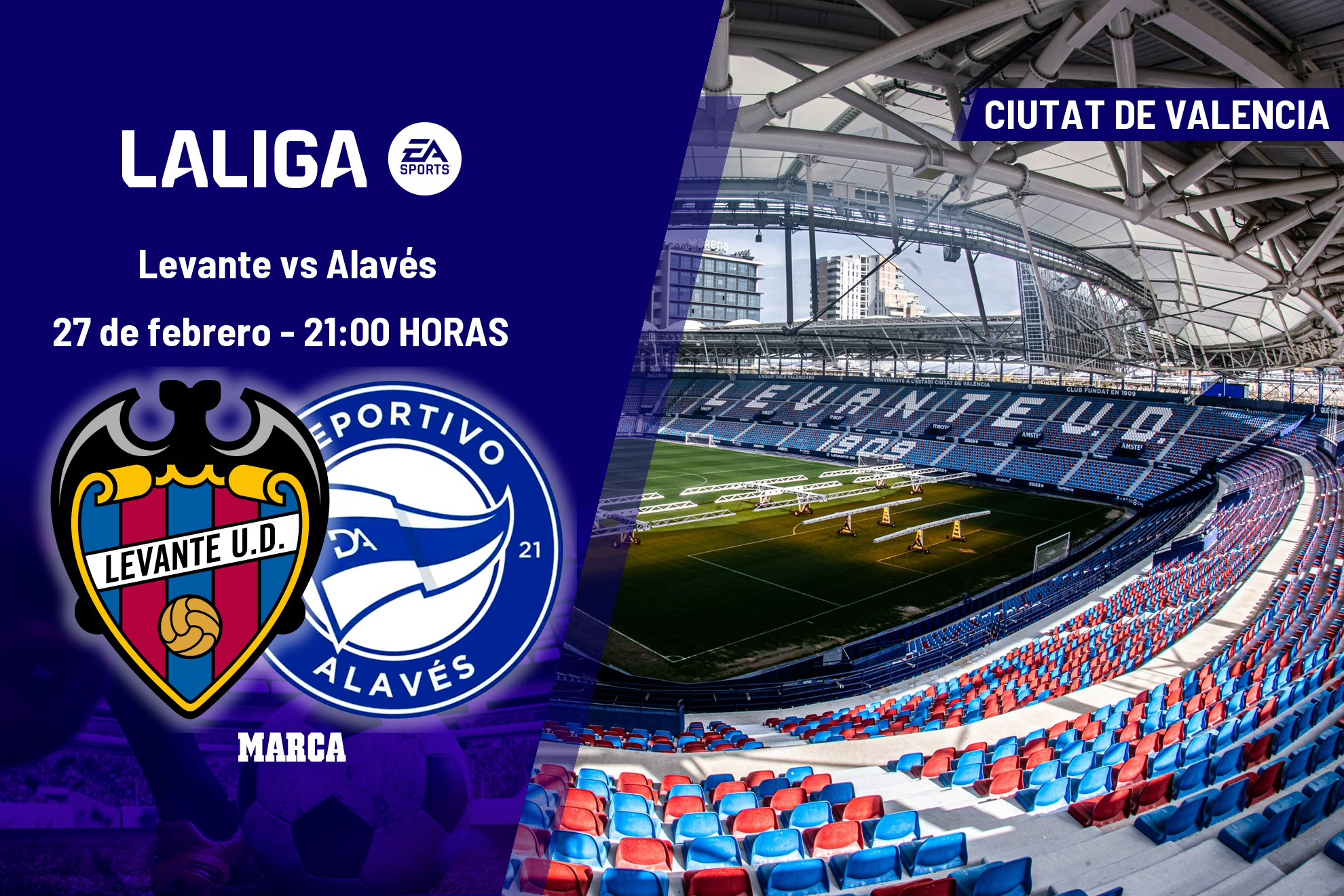 Levante - Alavés: horario, dónde ver hoy en TV y canal del partido de ...