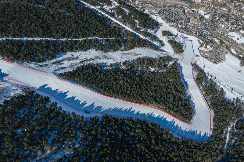 Imagen de la Pista Àliga en el Tarter (Andorra).