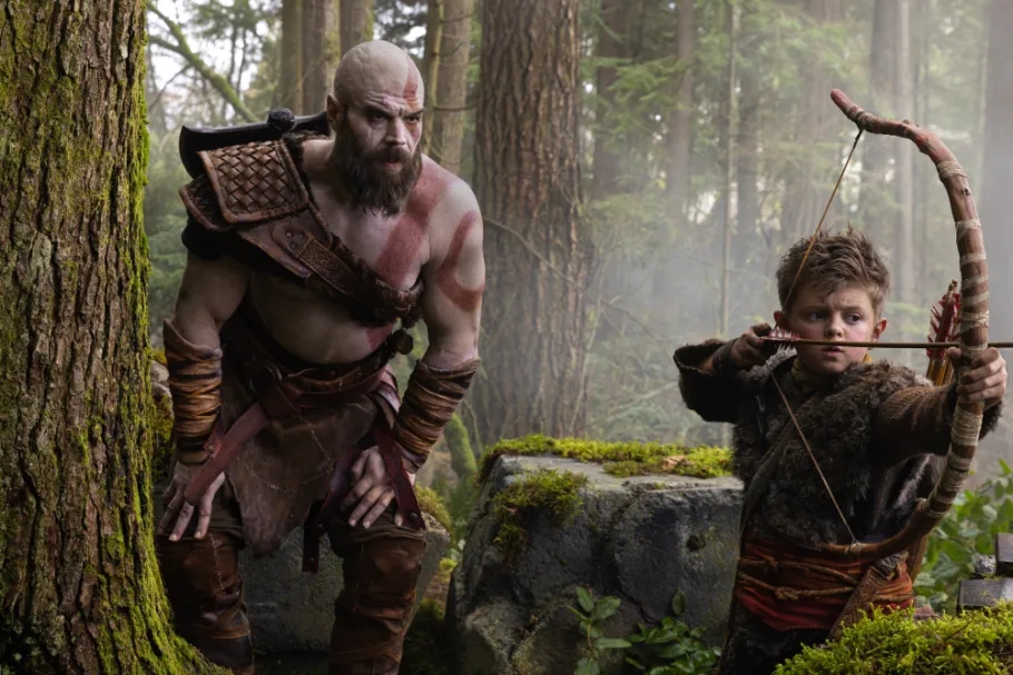 Kratos y Atreus en el live-action de 'God of War'.