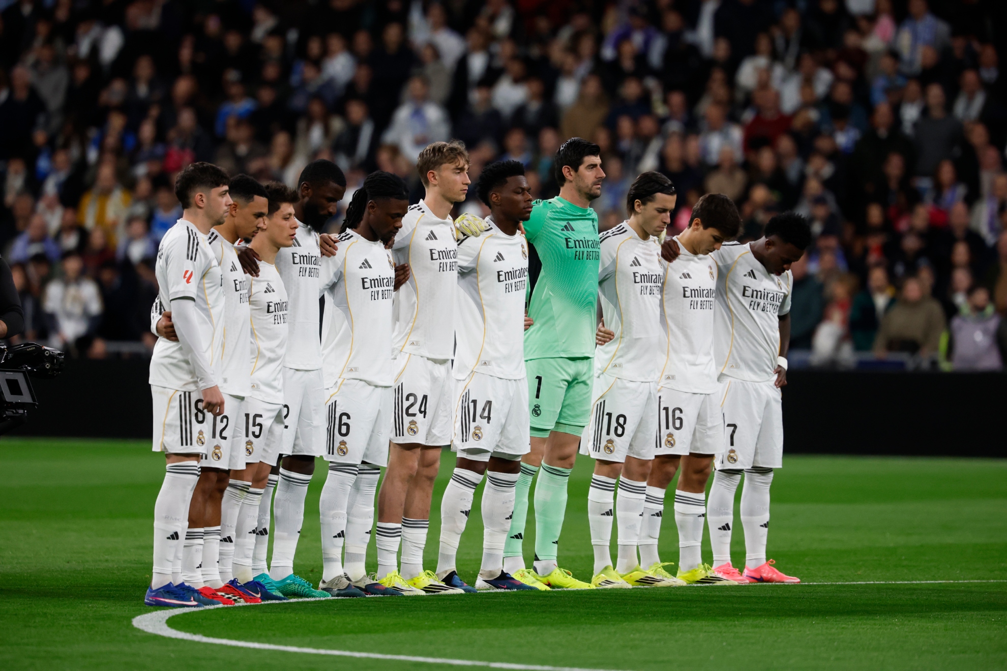 Futbolistas del Real Madrid.