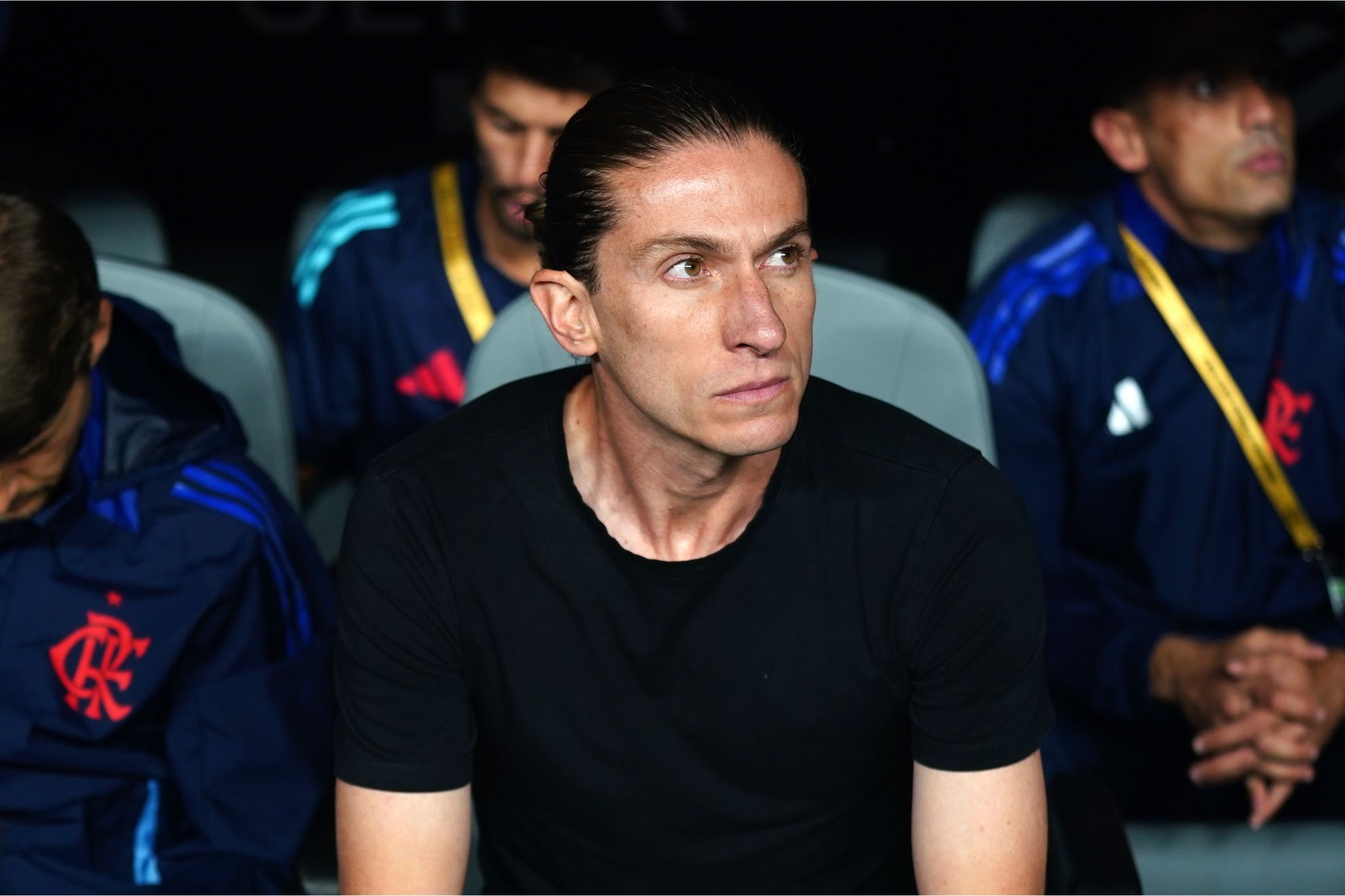 Filipe Luis, durante un partido con Flamengo