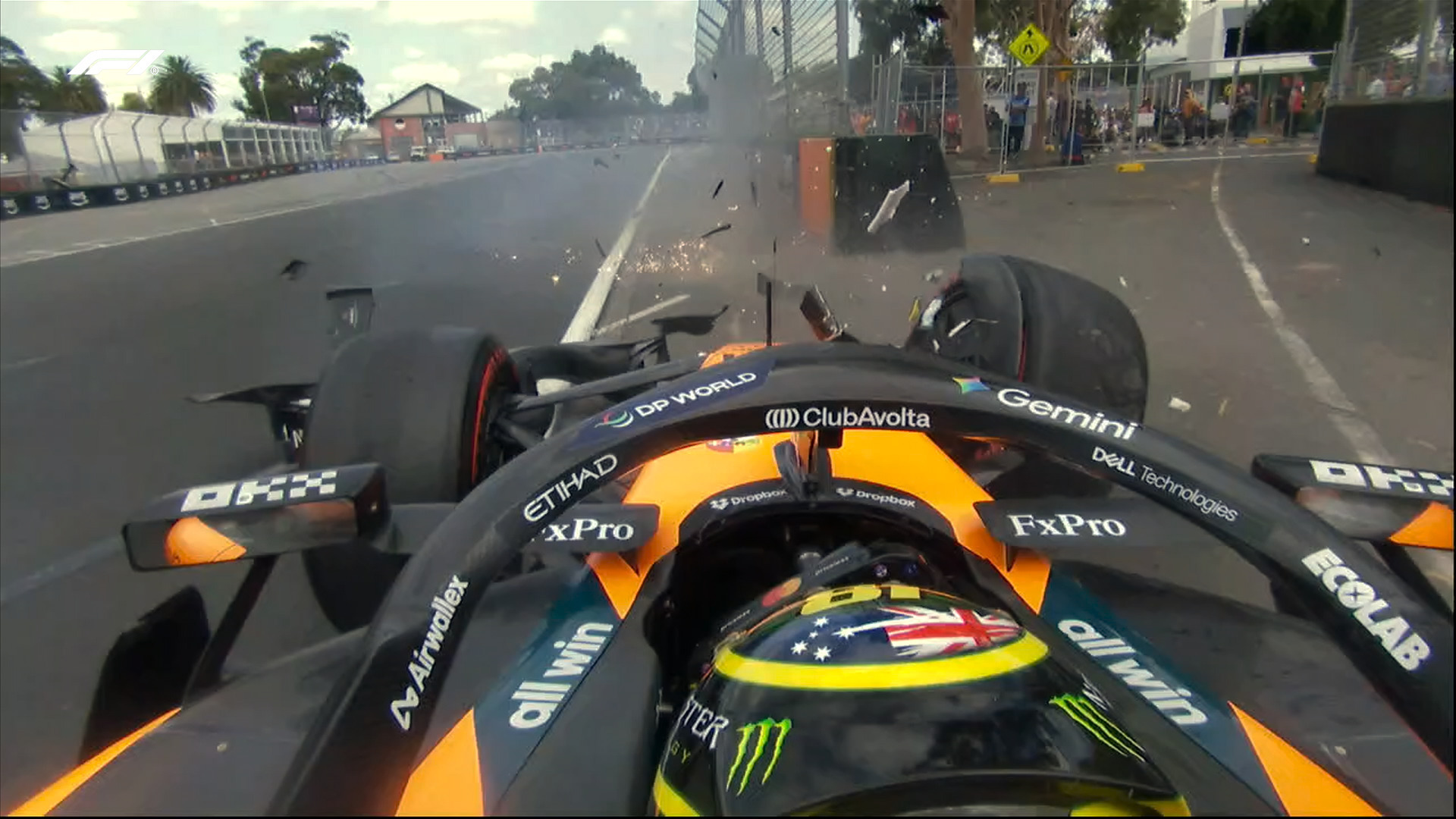 Accidente de Piastri En la vuelta de formación el australiano se estrelló al pisar el piano trasero teniendo que abandonar. F1 Actualizado: 08/03/2026 11:17 horas
