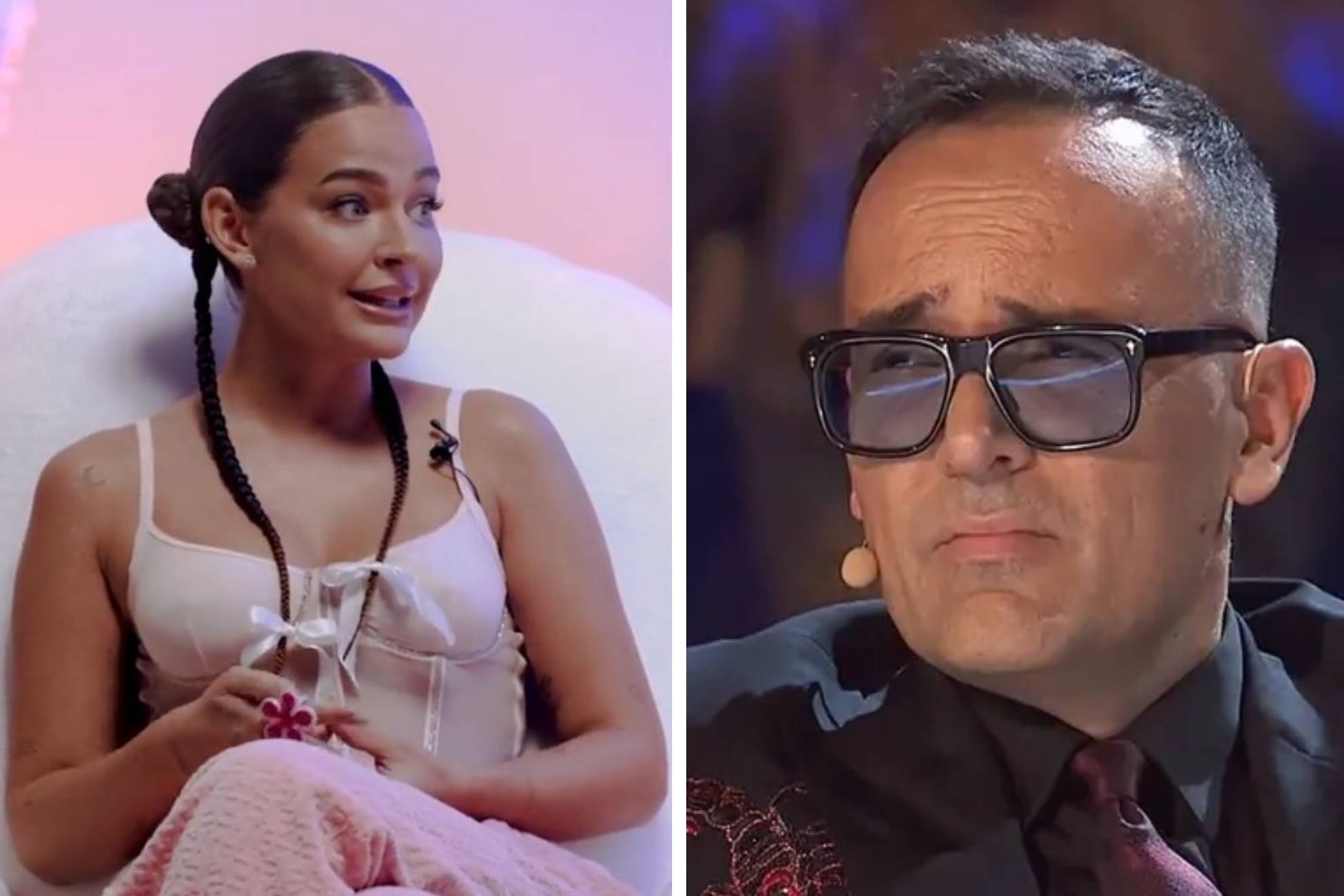 Laura Escanes y Risto Mejide.