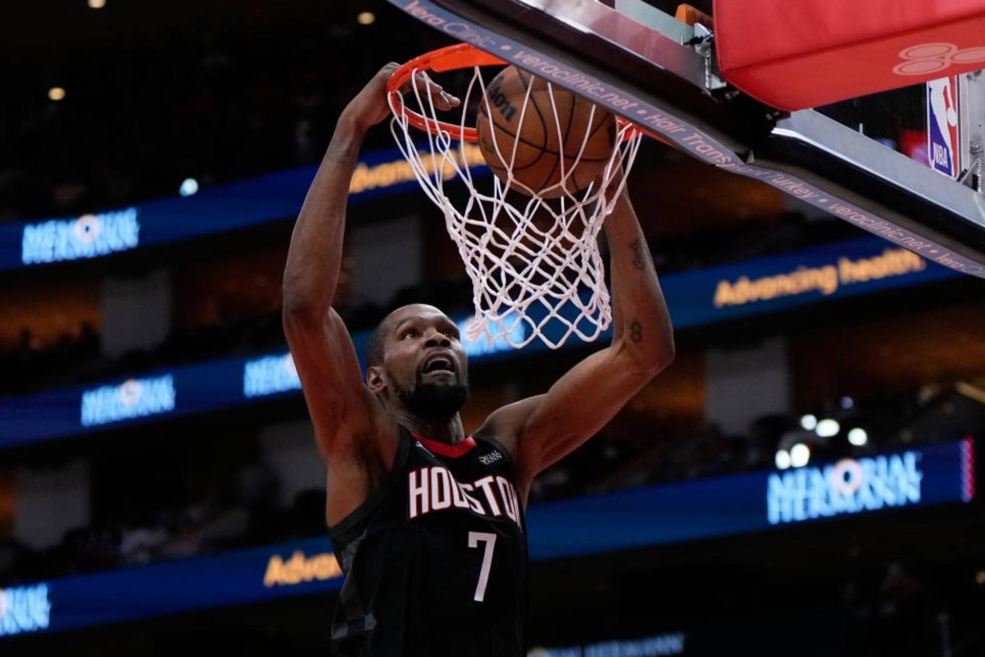 Kevin Durant, durante el partido de anoche ante los Pelicans.
