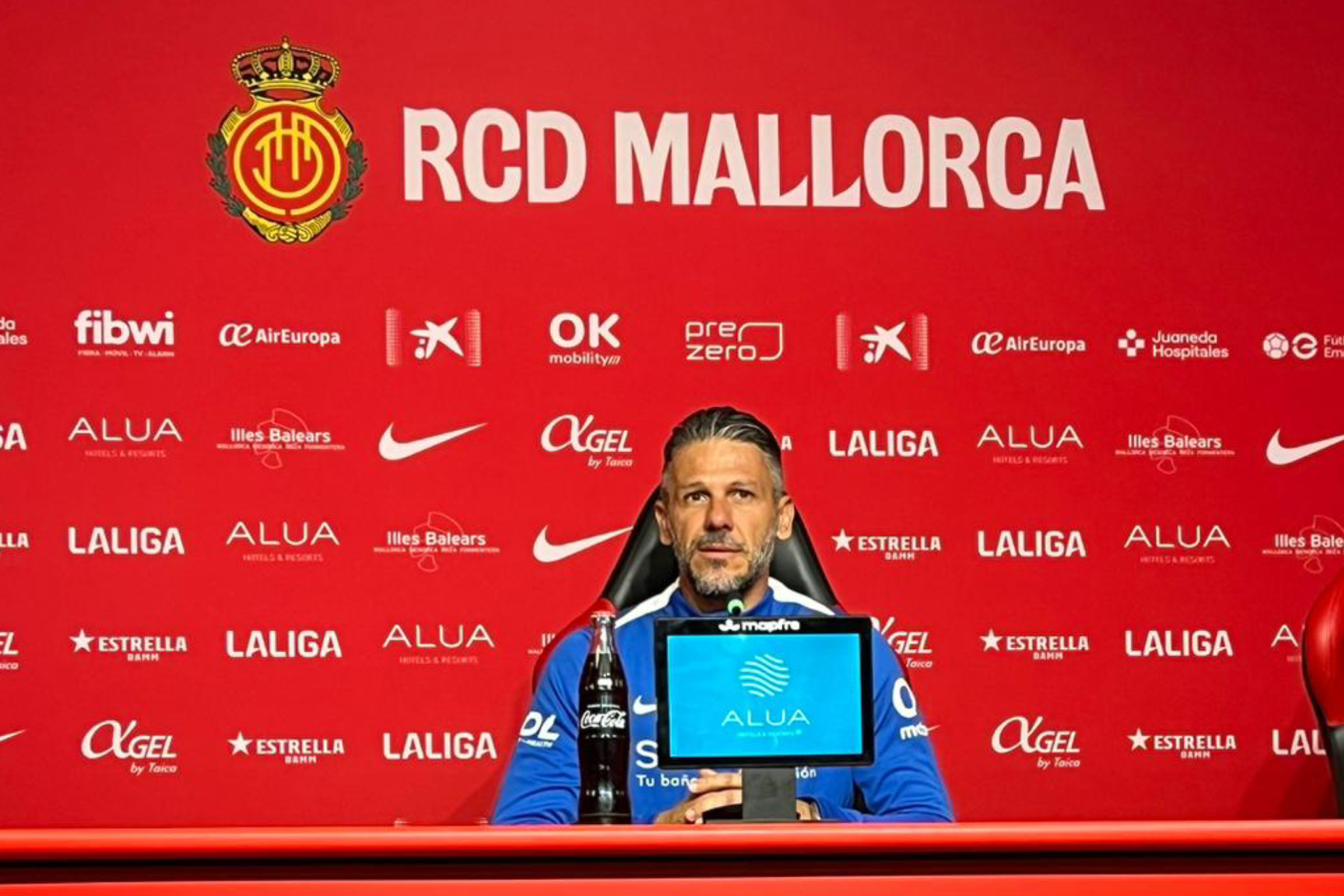 Demichelis, en la rueda de prensa previa al Espanyol