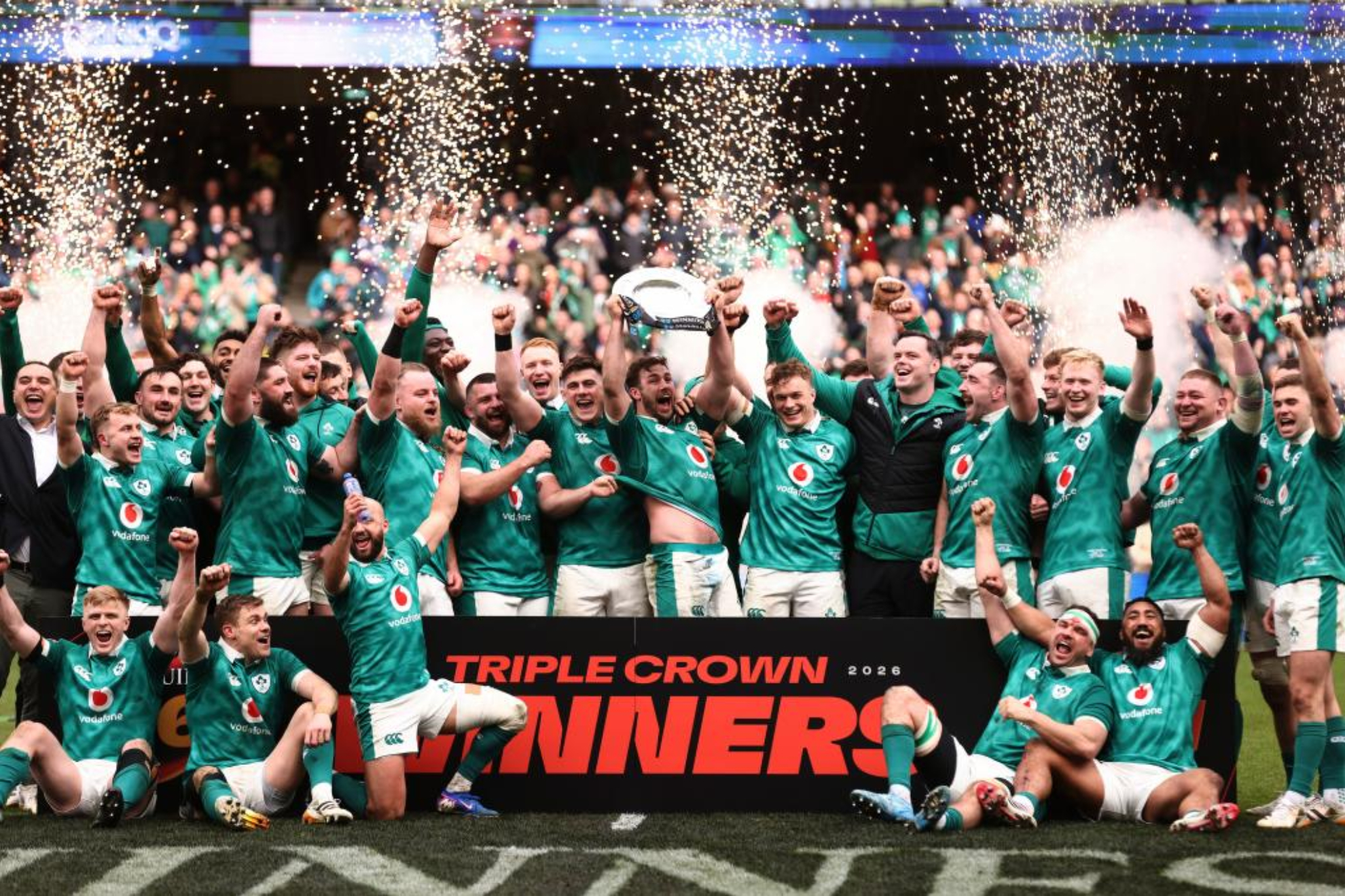 Irlanda, tras ganar la Triple Corona.