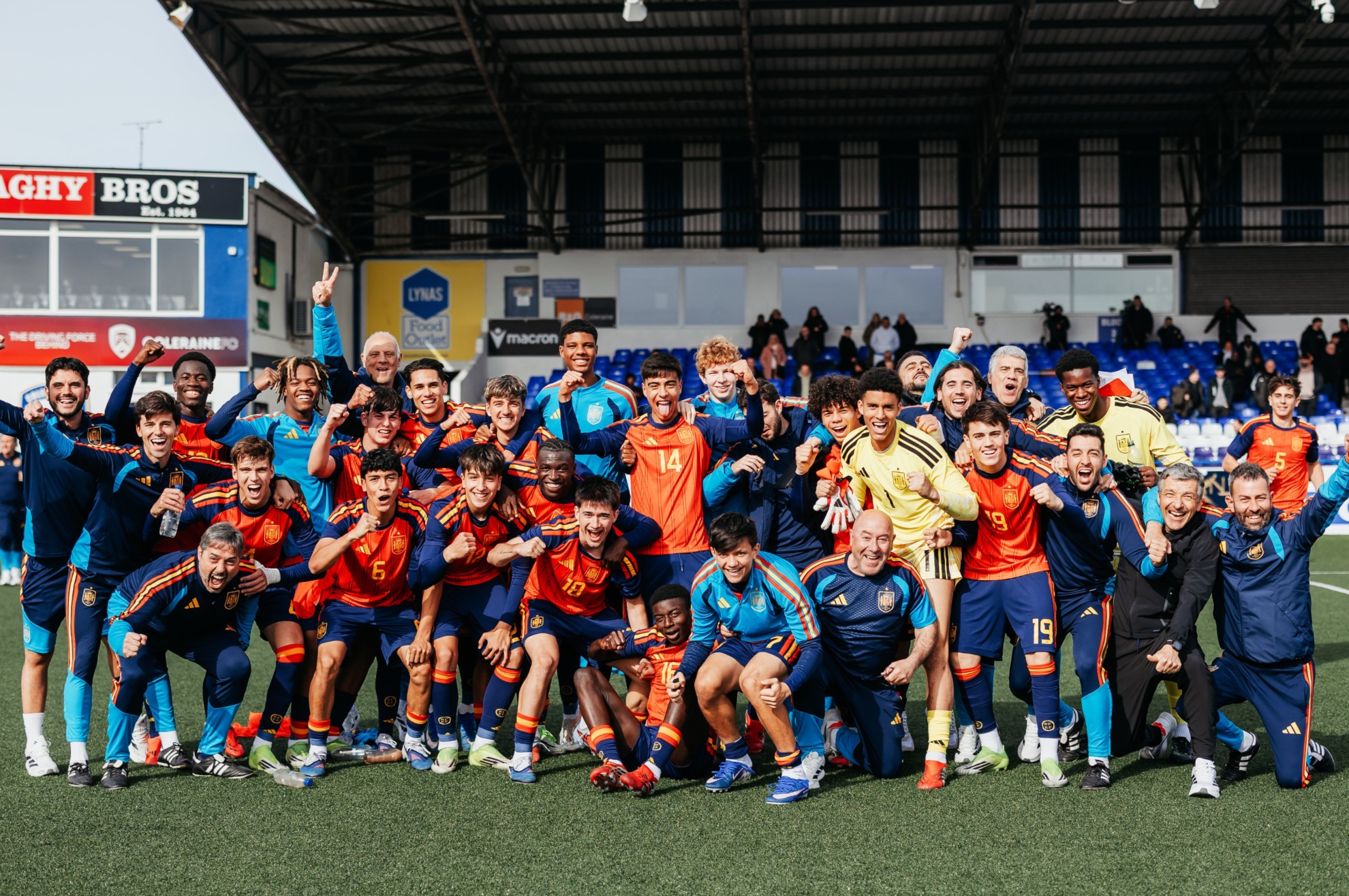 Selección española sub 17.