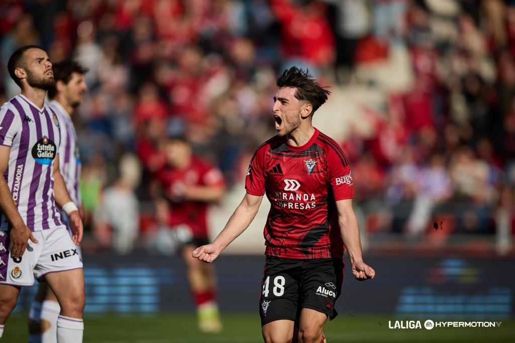 Unax del Cura firmó el tanto del empate y lo celebró con rabia