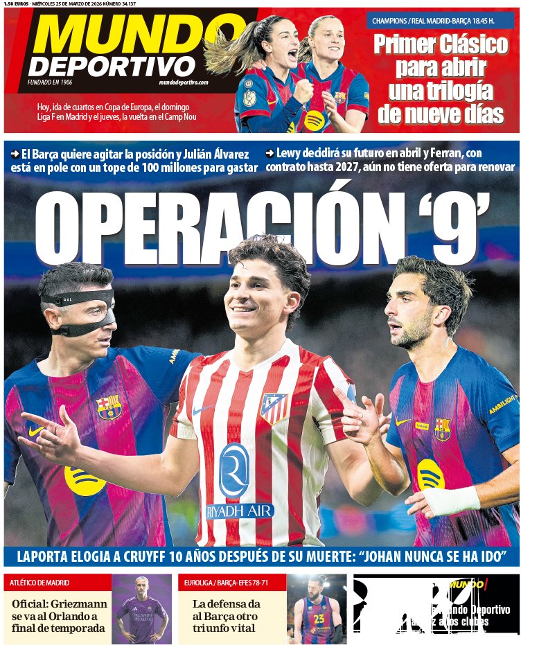 Las portadas del día