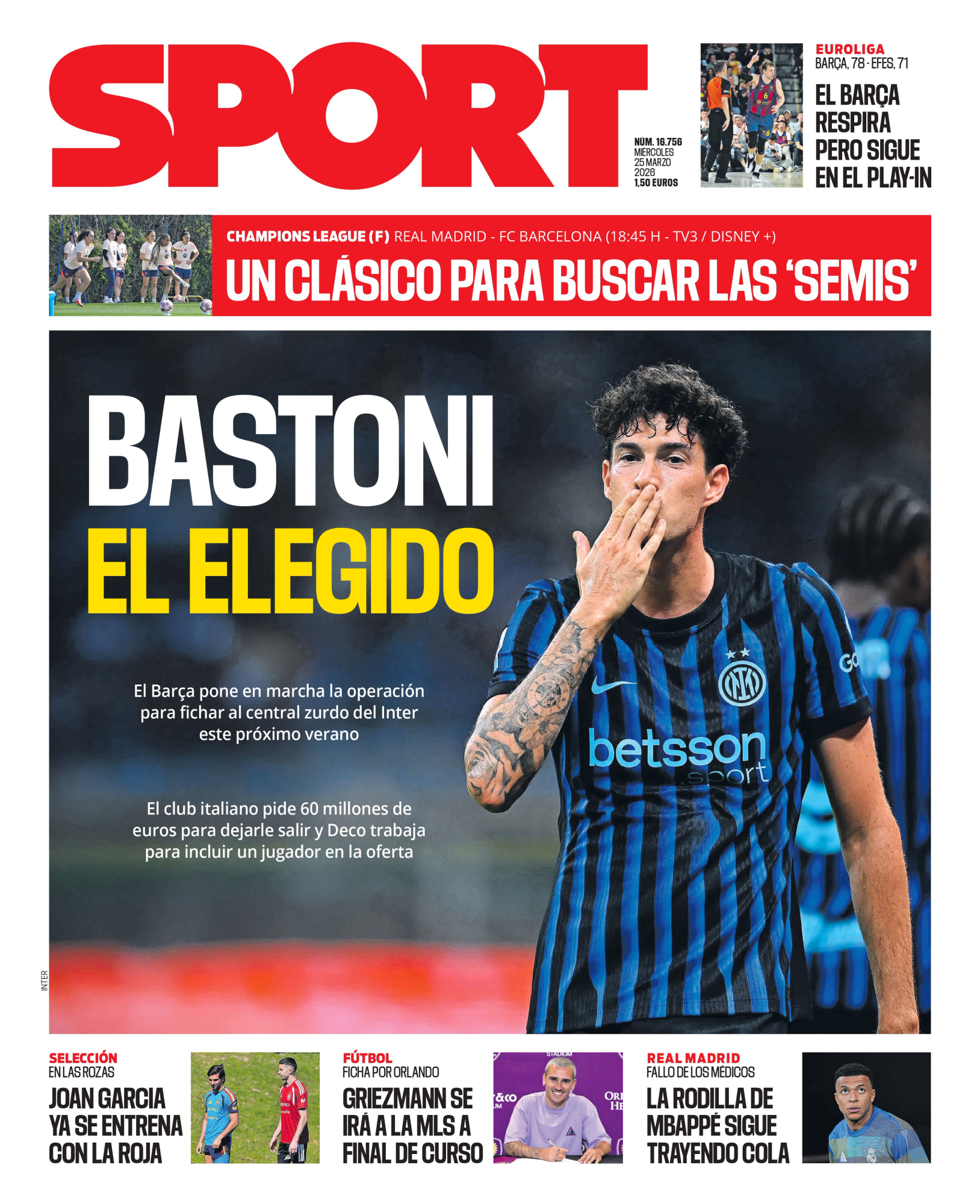 Las portadas del día