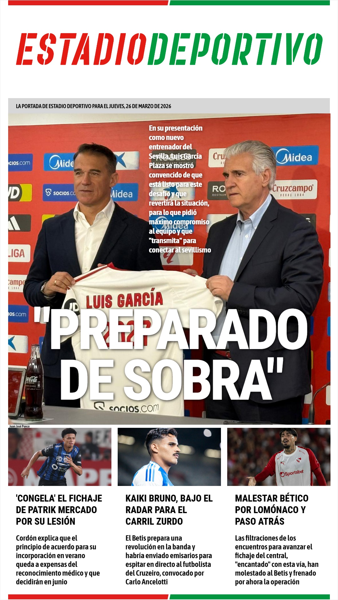 Las portadas del día
