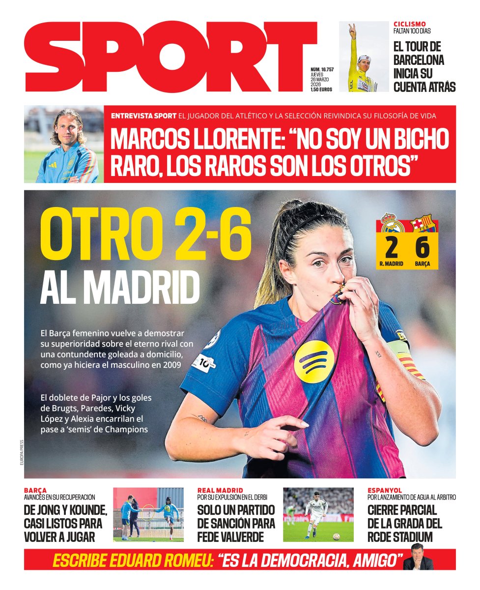 Las portadas del día