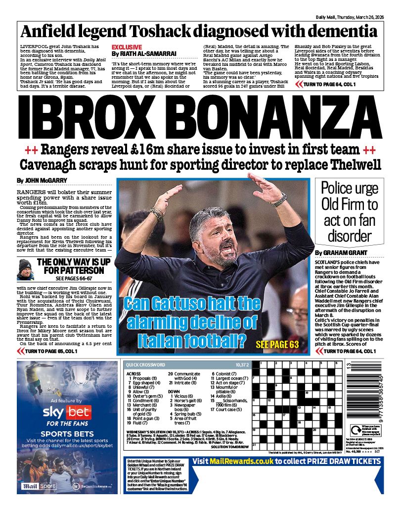 Las portadas del día