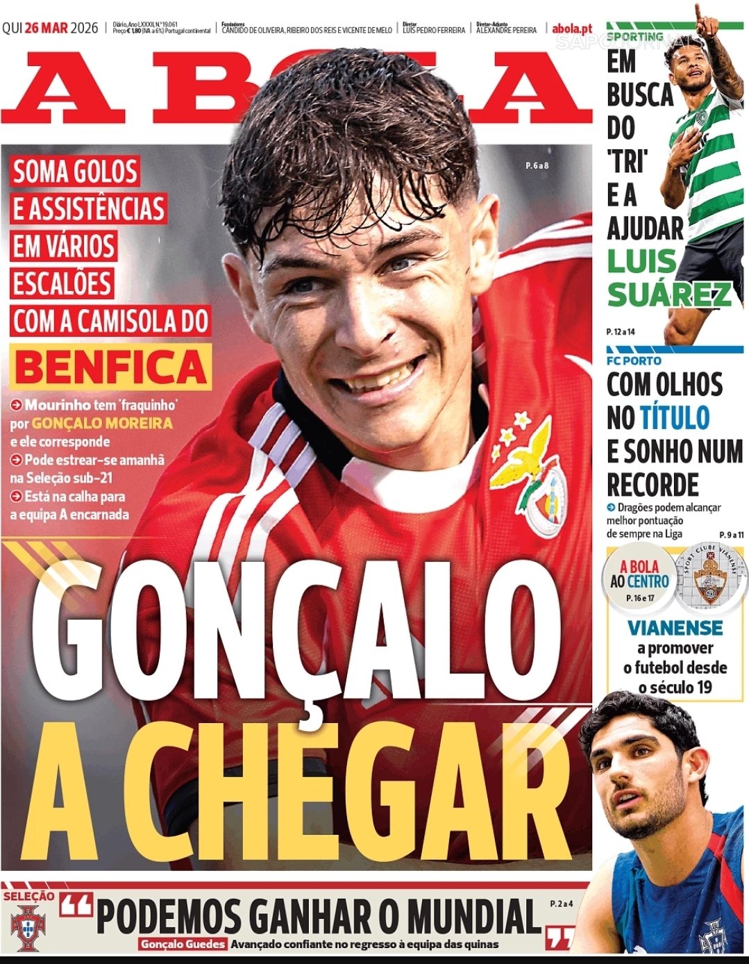 Las portadas del día