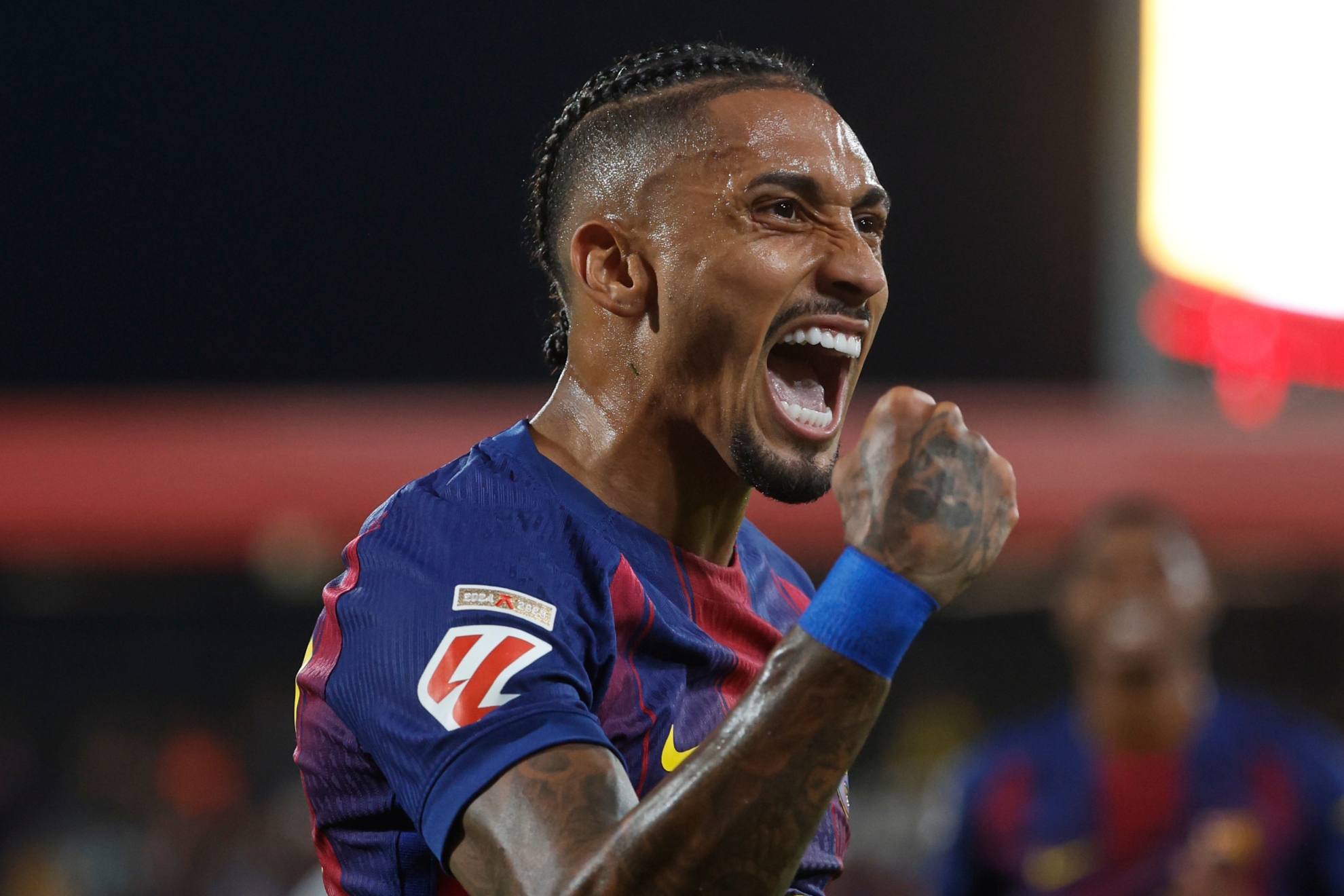 Raphinha, jugador del Barcelona.