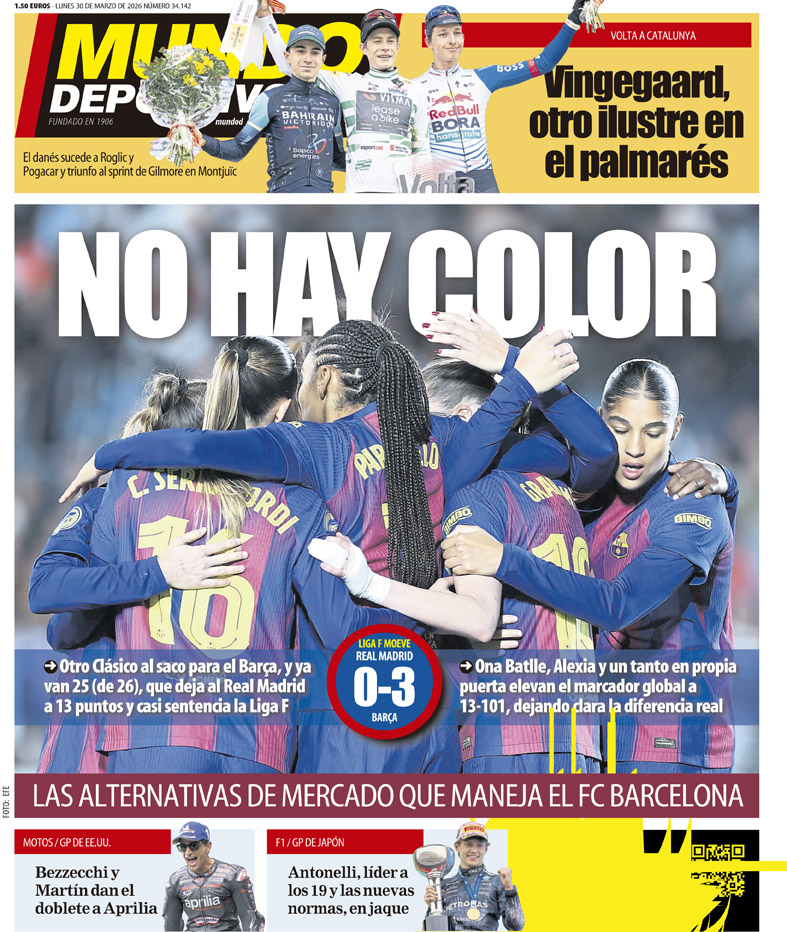 Las portadas del día