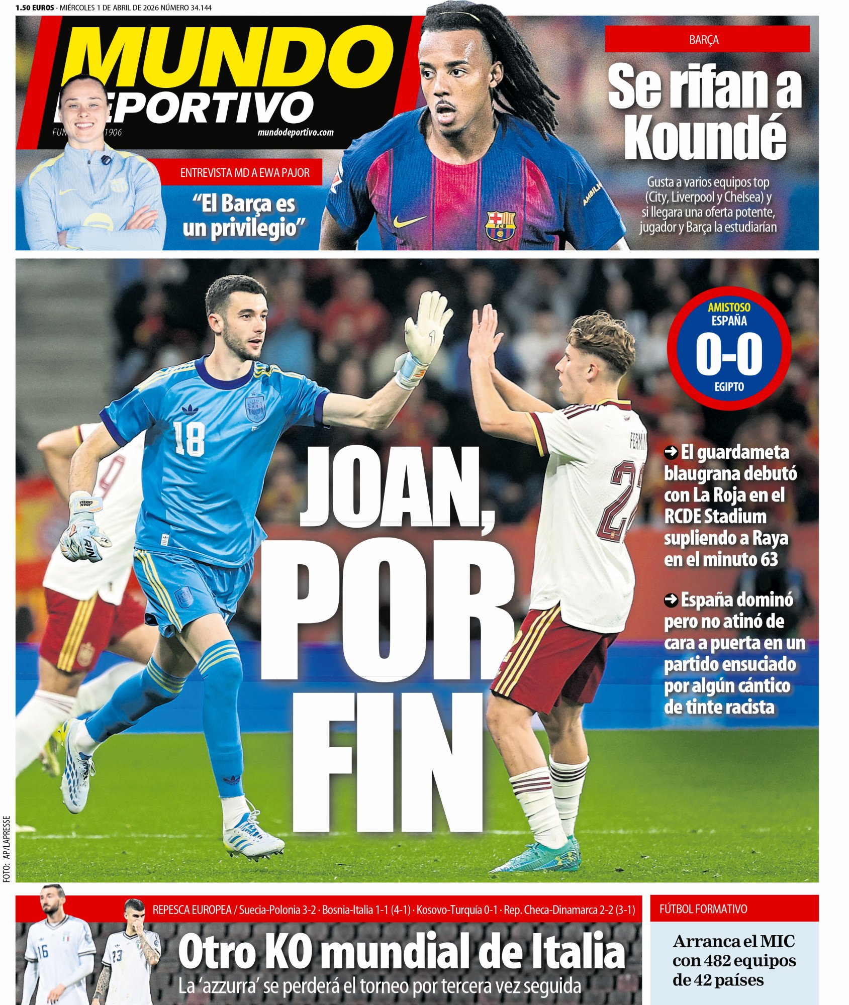 Las portadas del día