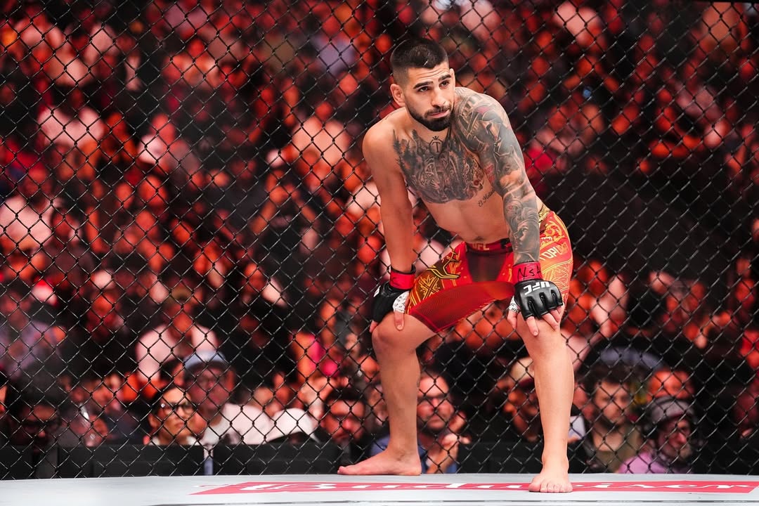 Ilia Topuria, before a fight.