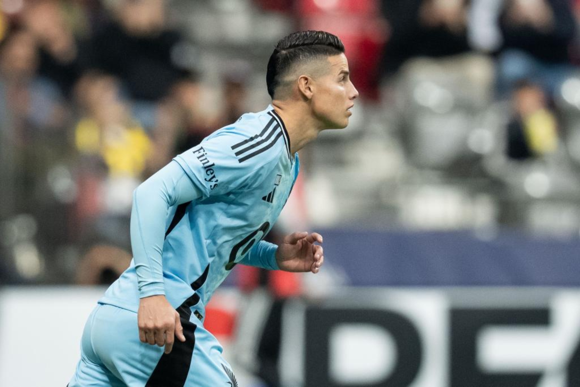 James Rodríguez, con Minnesota United. LAPRESSE