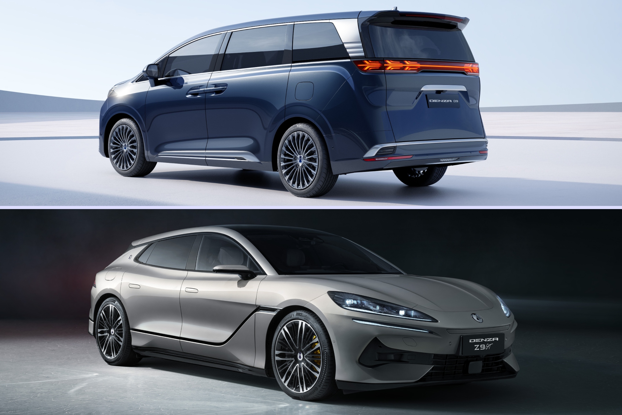 El monovolumen D9 y la berlina Z9GT son los dos primeros coches de Denza en España. Denza