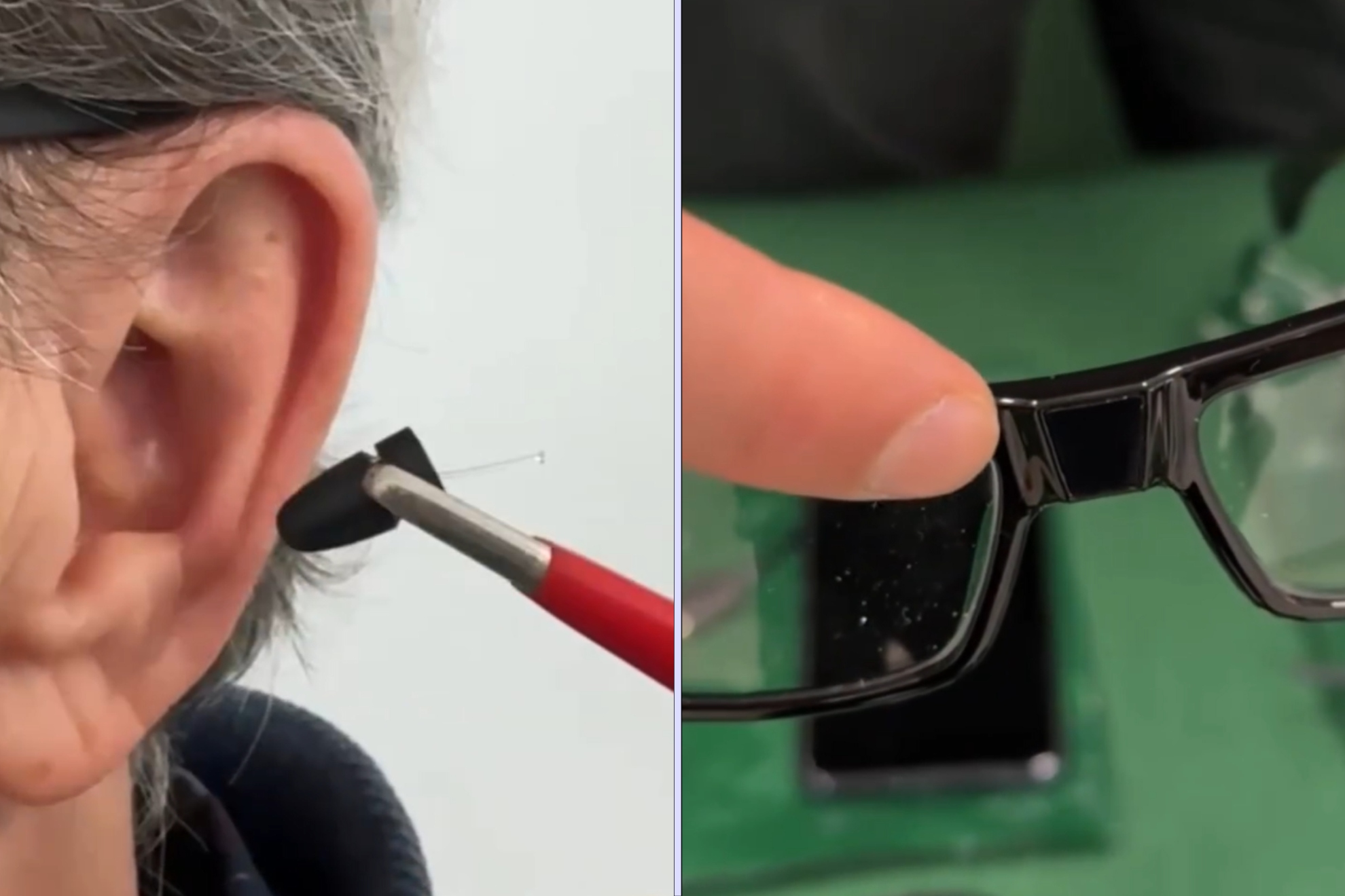 Así iban equipados los detenidos por copiar en los exámenes de la DGT.