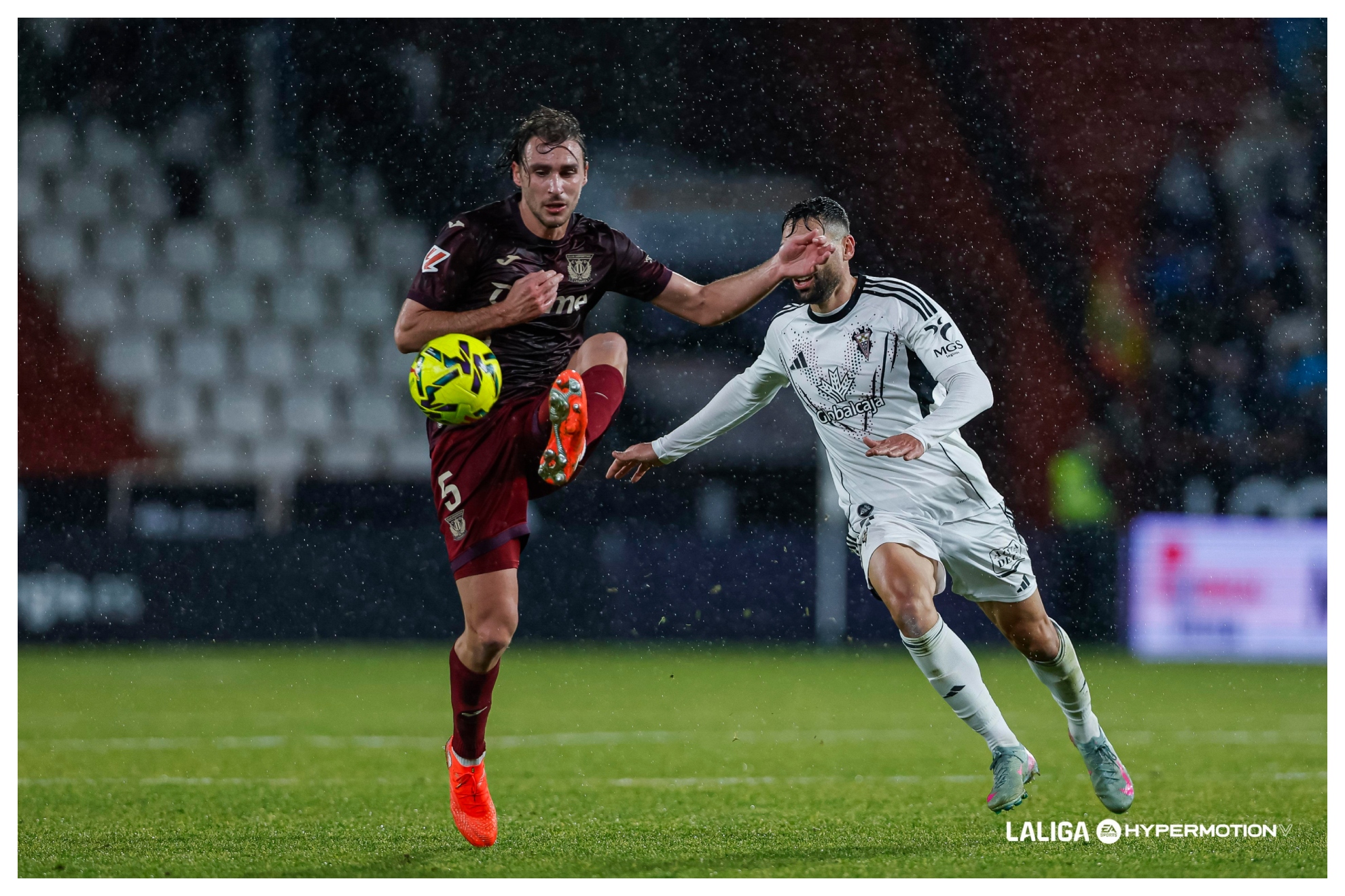 Ignasi Miquel y Puertas, durante el partido de la primera vuelta en el Belmonte