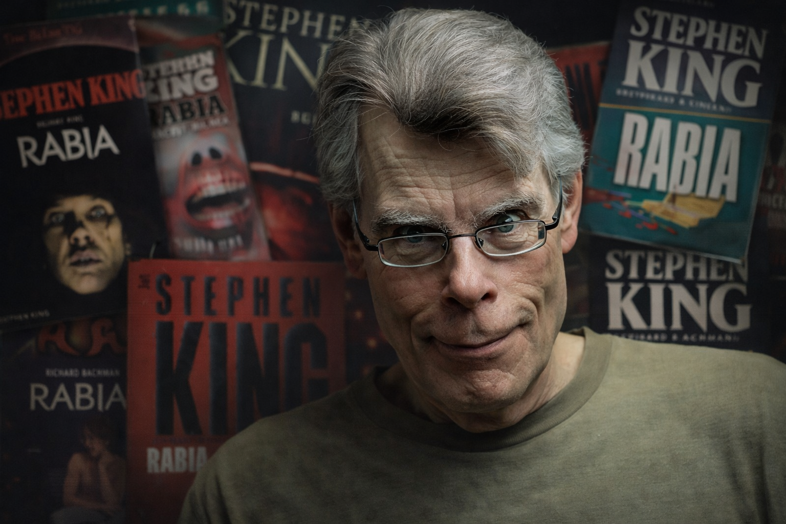 Stephen King y su obra maldita Imagen creada por IA