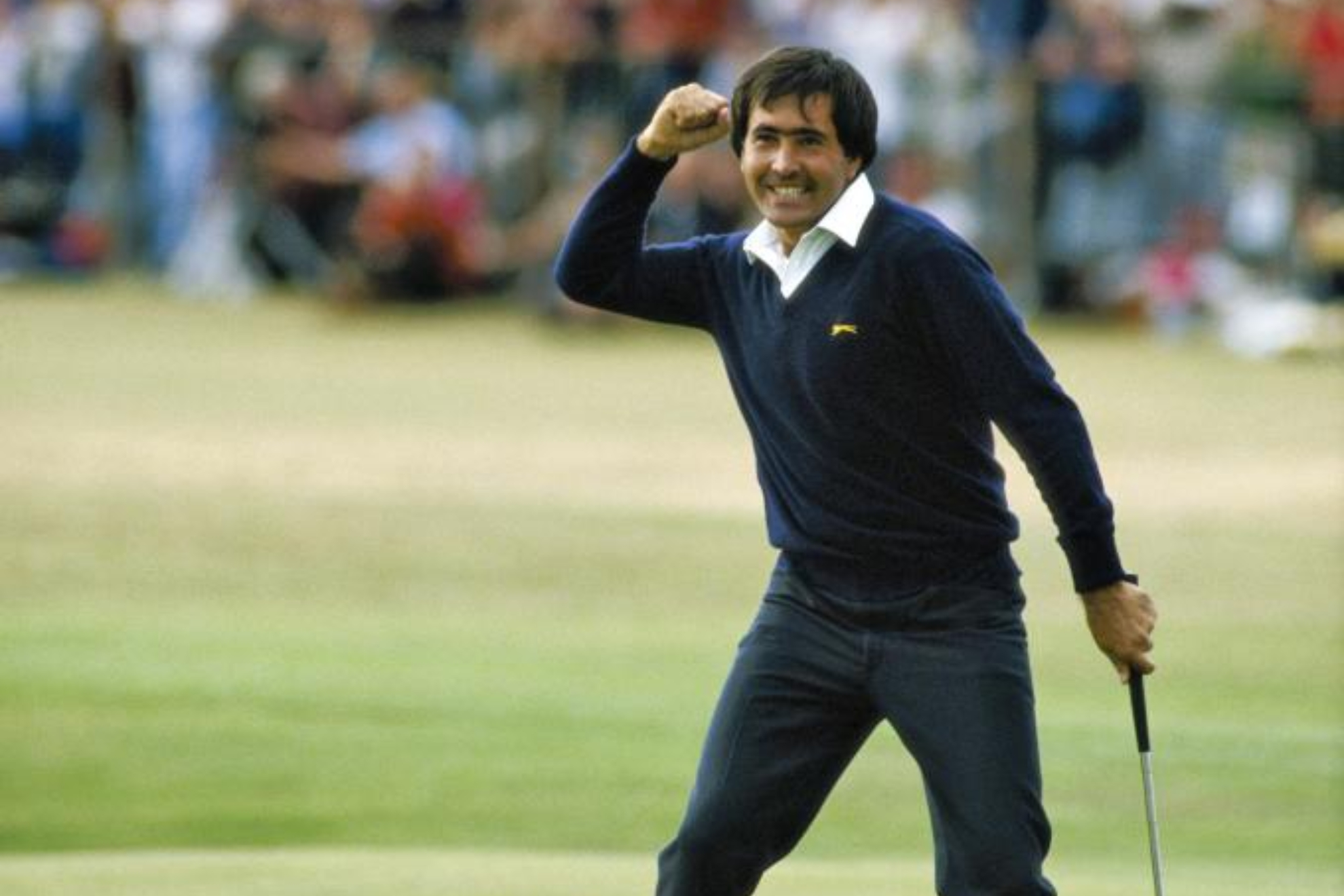 Seve Ballesteros, en el British de 1984.