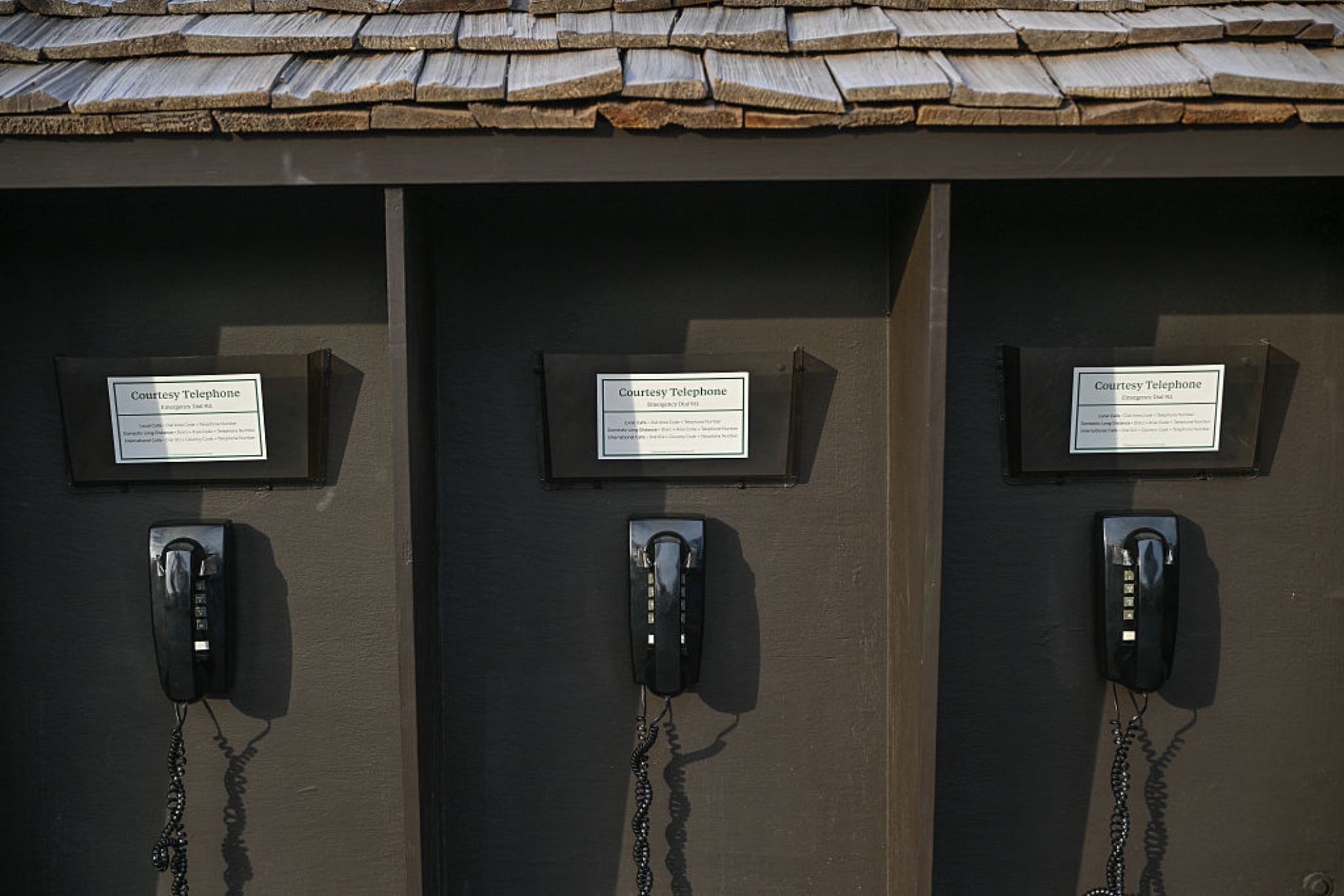 Cabinas gratis en el Augusta National