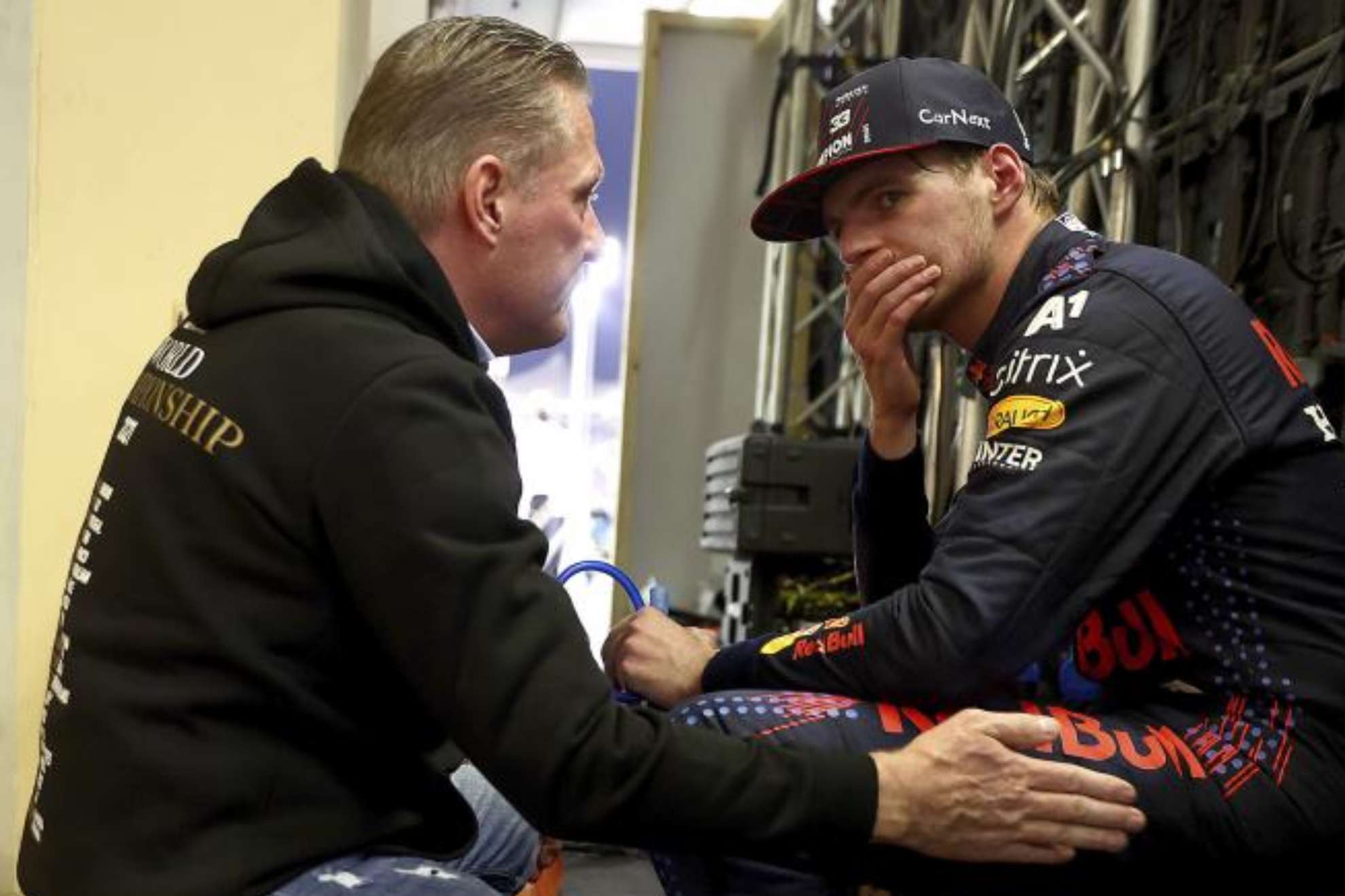 Jos y Max Verstappen, en una imagen de 2023.