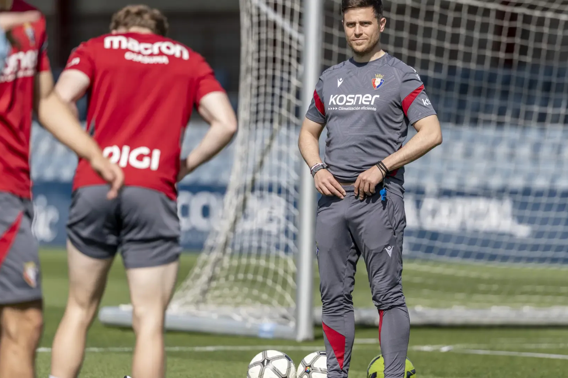 Lisci, en un entrenamiento