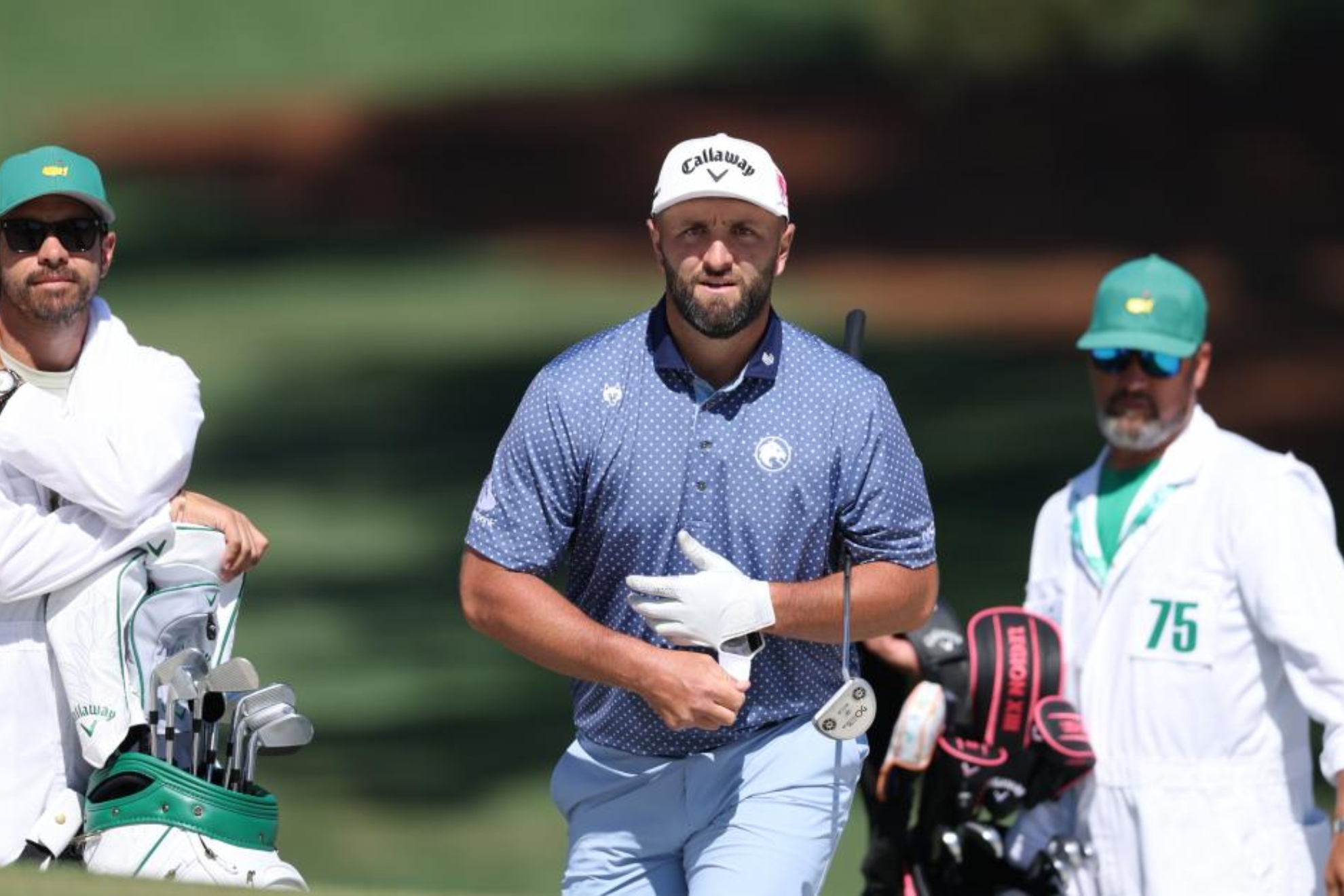 Jon Rahm (36), en la tercera jornada del Masters