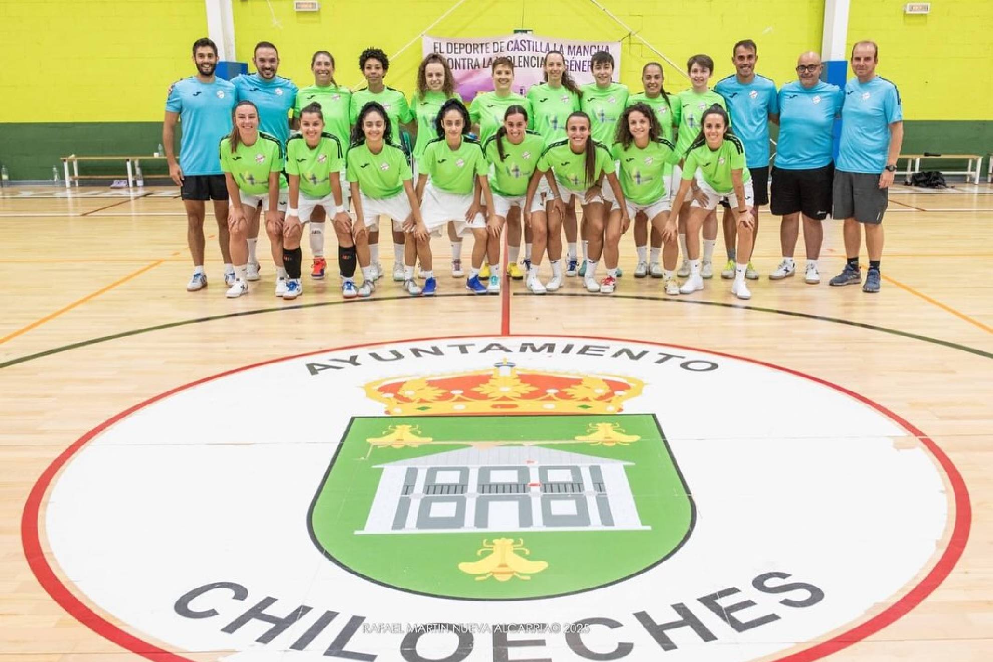 Plantilla con la que el CD Chiloeches comenzó la pretemporada 2025-26