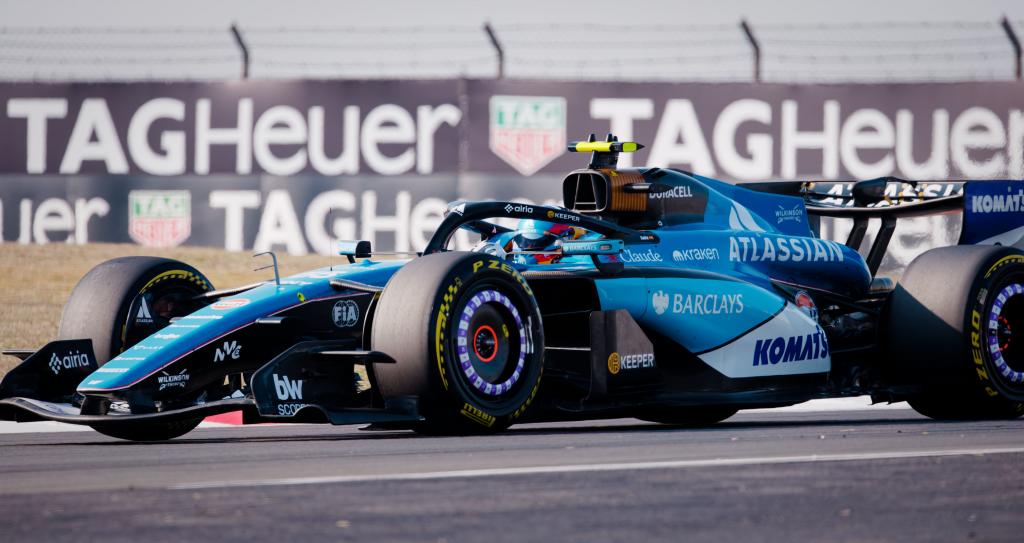 Carlos Sainz, con el FW48, en el GP de China, donde fue noveno.