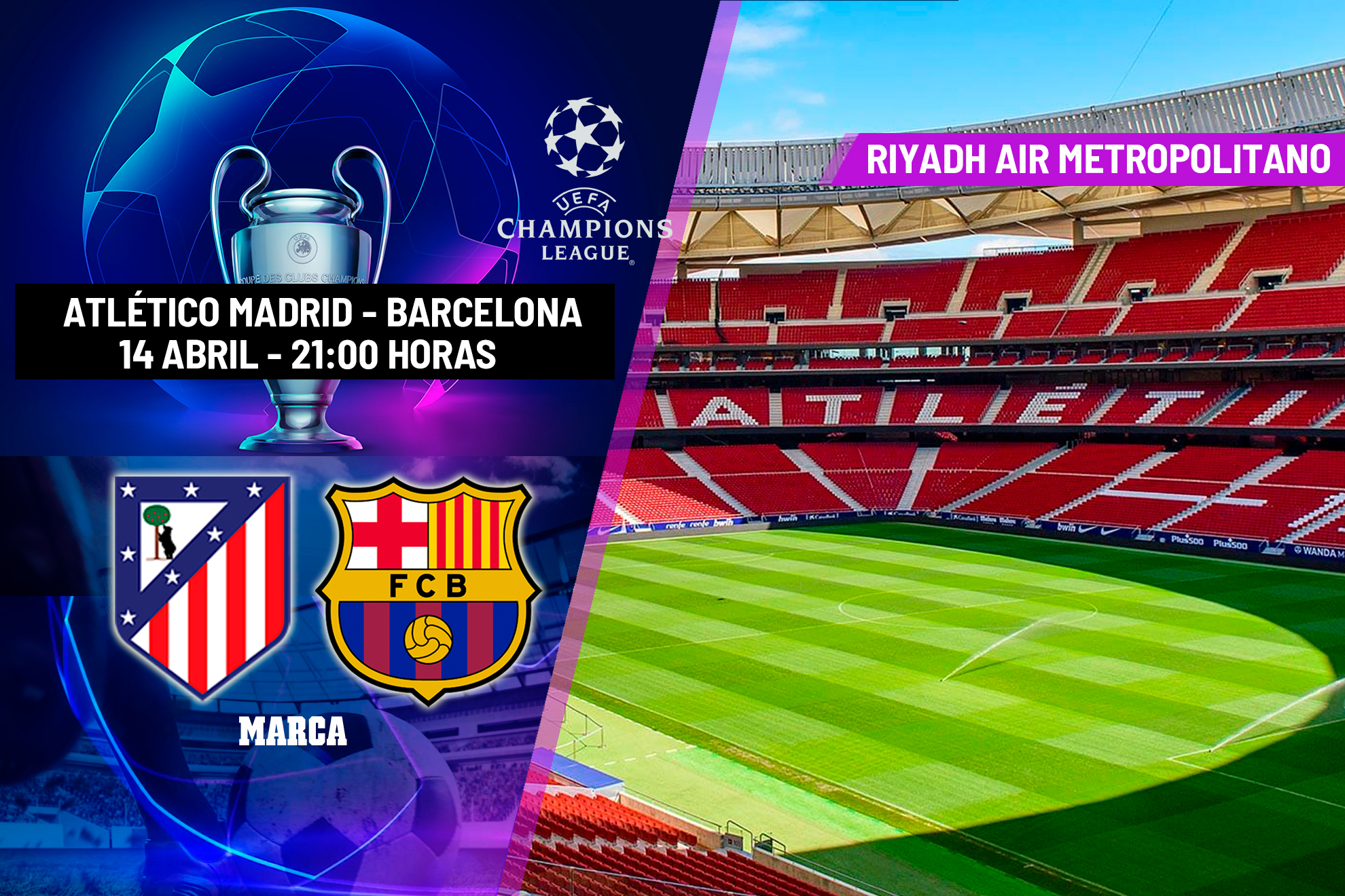 A qué hora es el Atlético - Barcelona: horario, dónde ver hoy en TV y ...