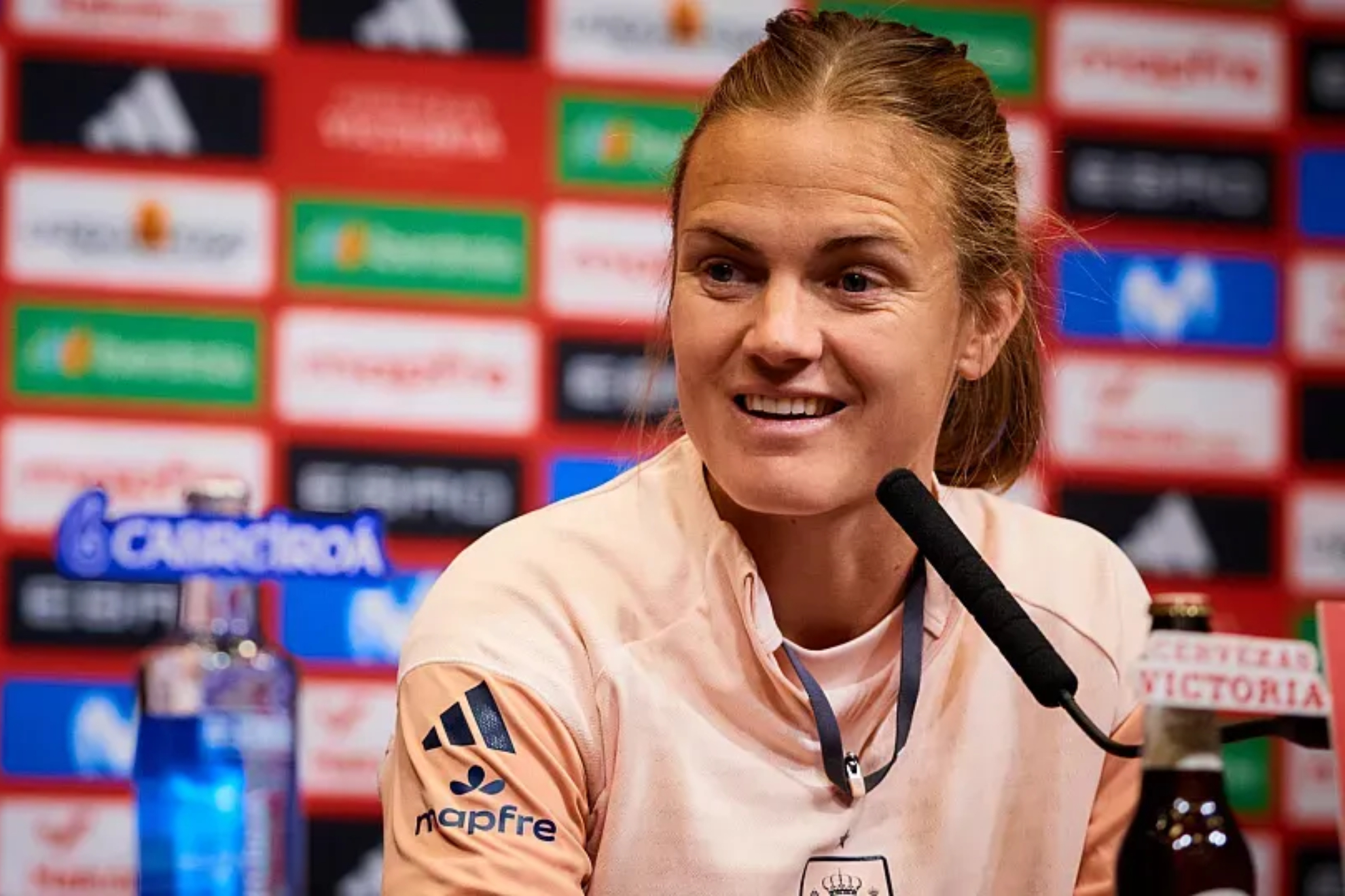 Irene Paredes, en rueda de prensa