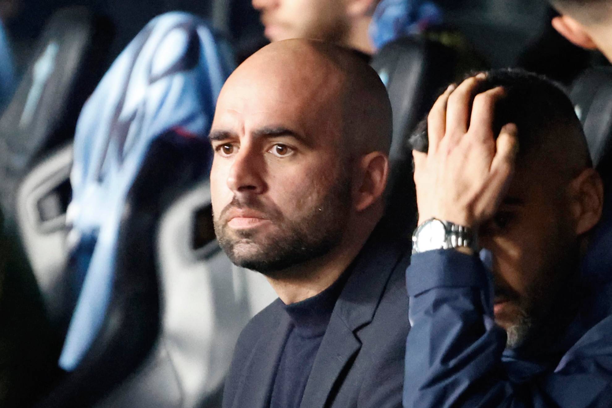 Claudio Giráldez, durante un encuentro.