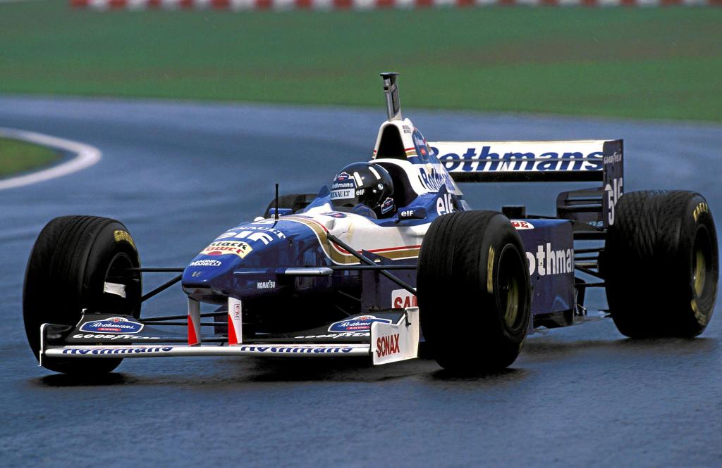 Damon Hill con el Williams Renault FW1el año en que fue campeón