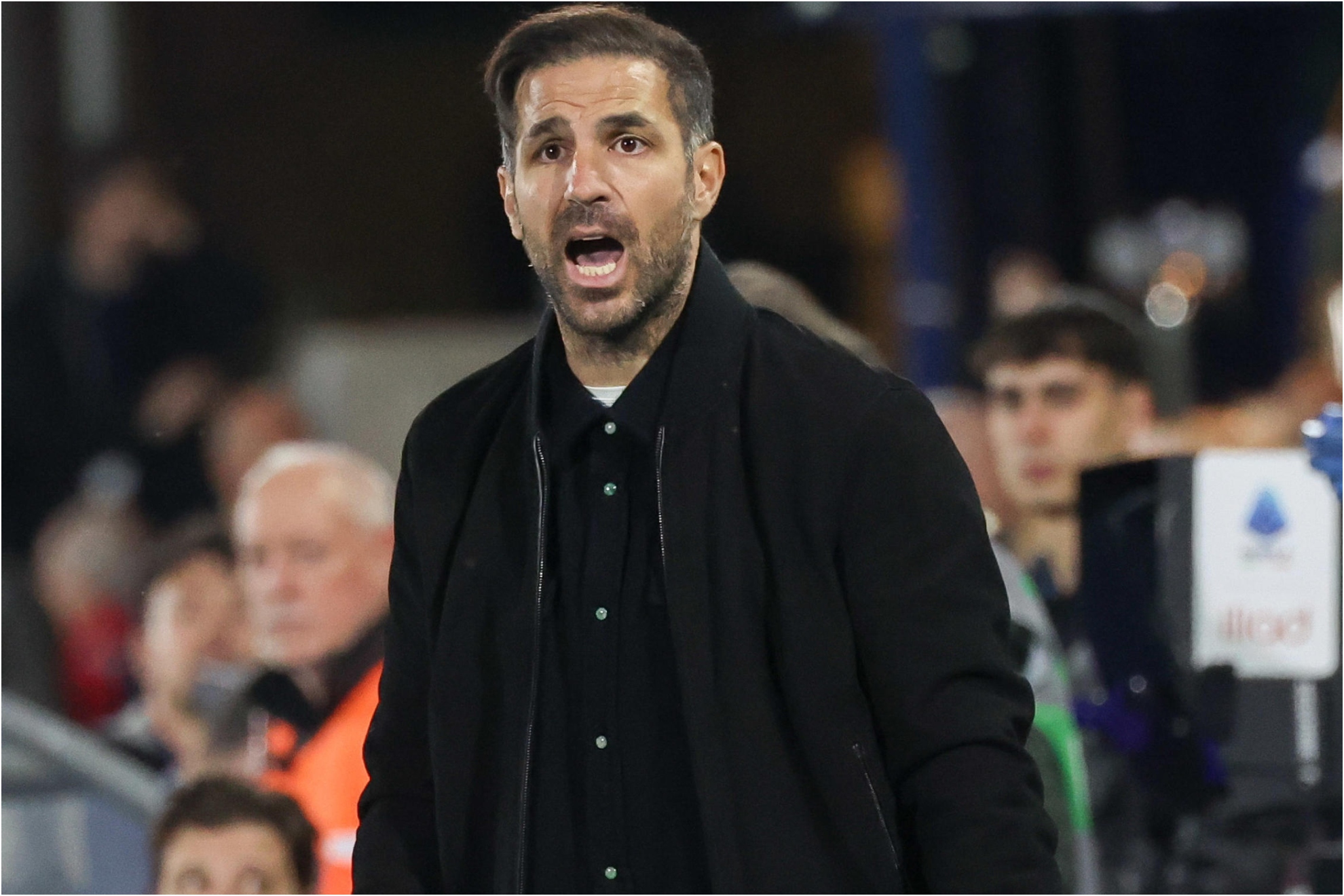 Cesc Fàbregas durante un partido del Como.